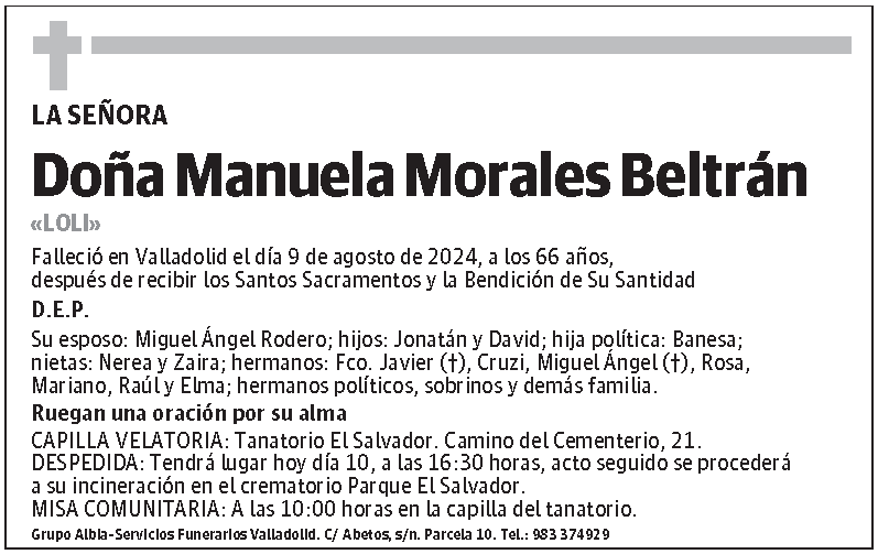 Manuela Morales Beltrán