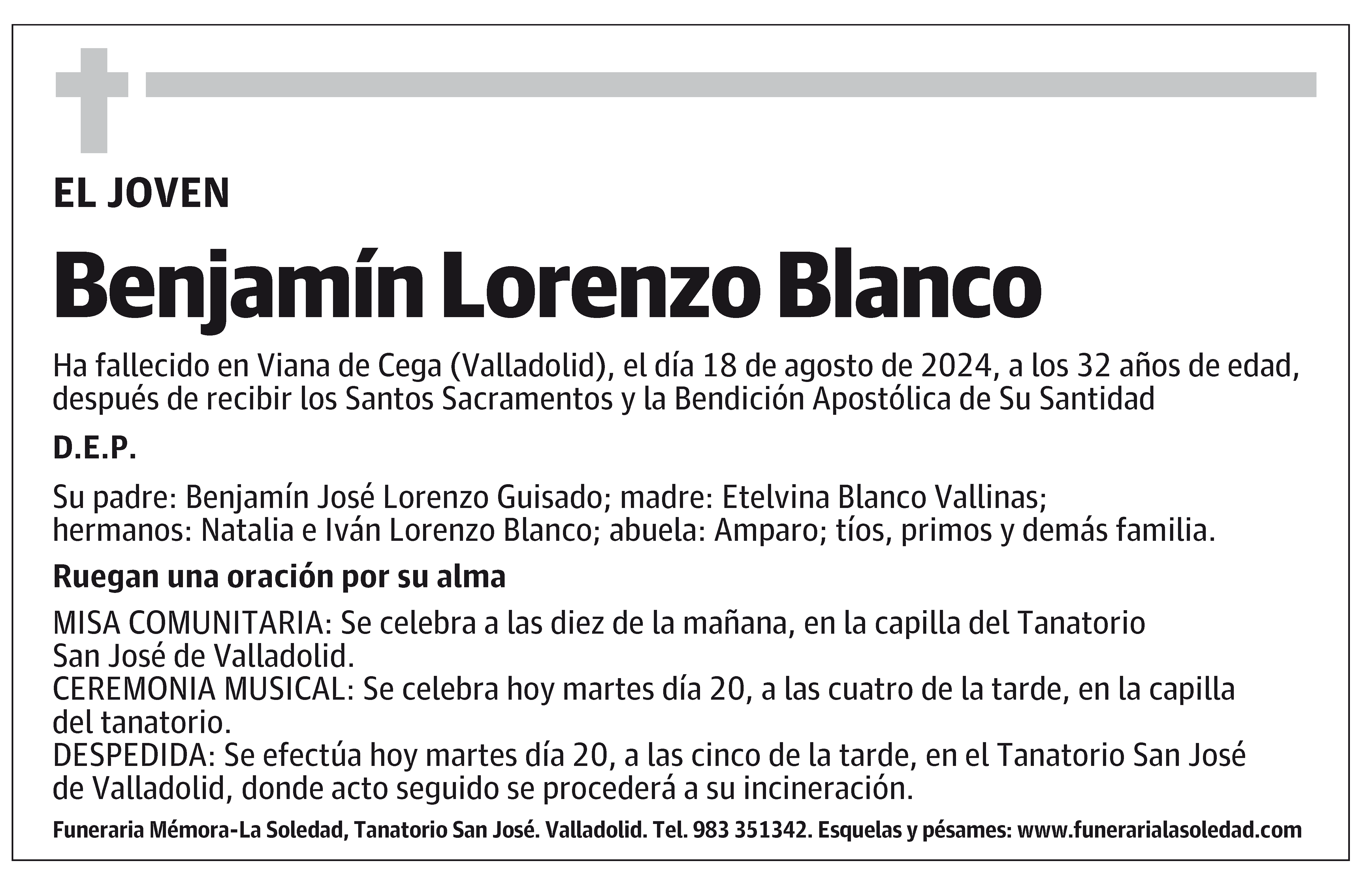 Benjamín Lorenzo Blanco