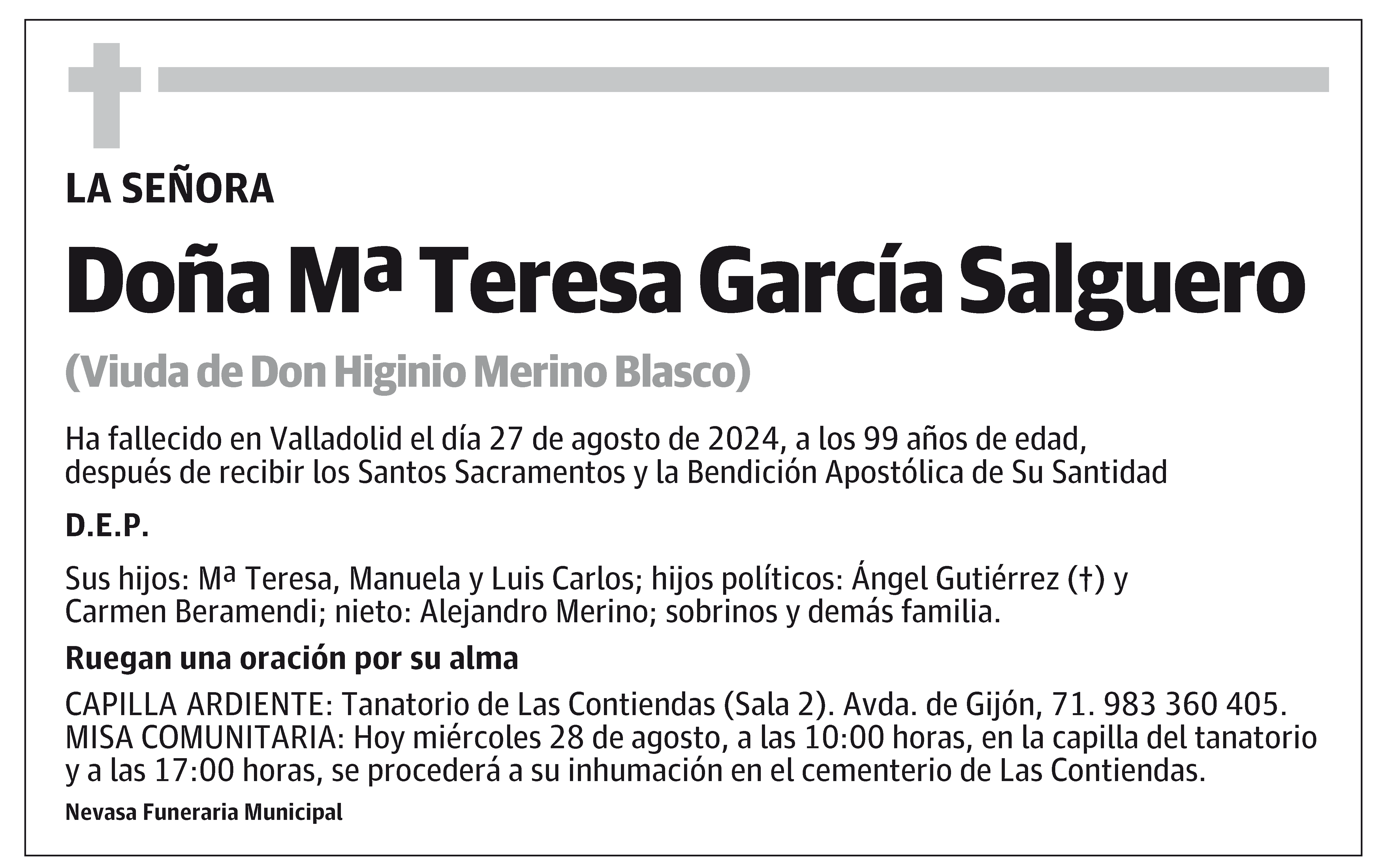 Mª Teresa García Salguero