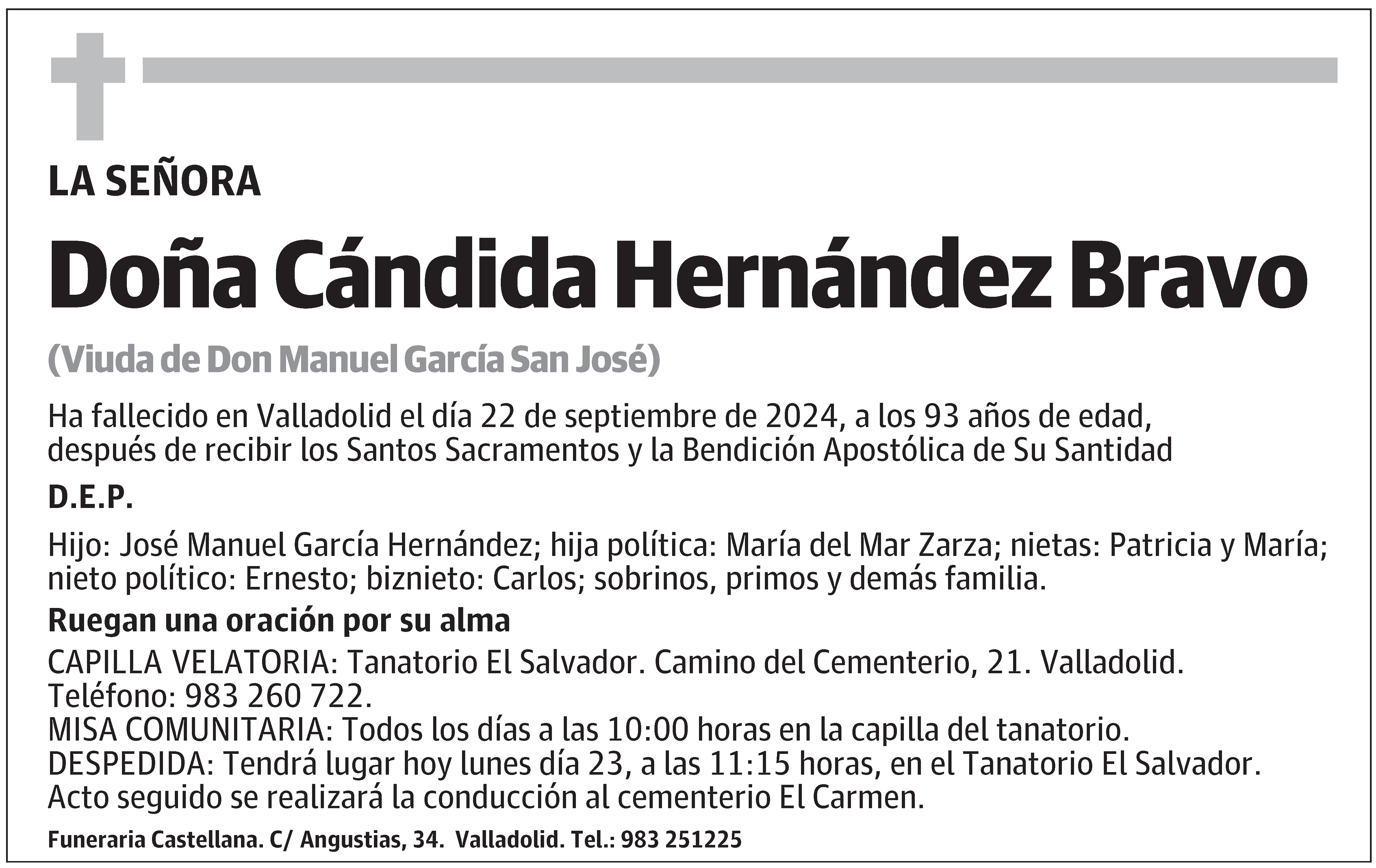 Cándida Hernández Bravo