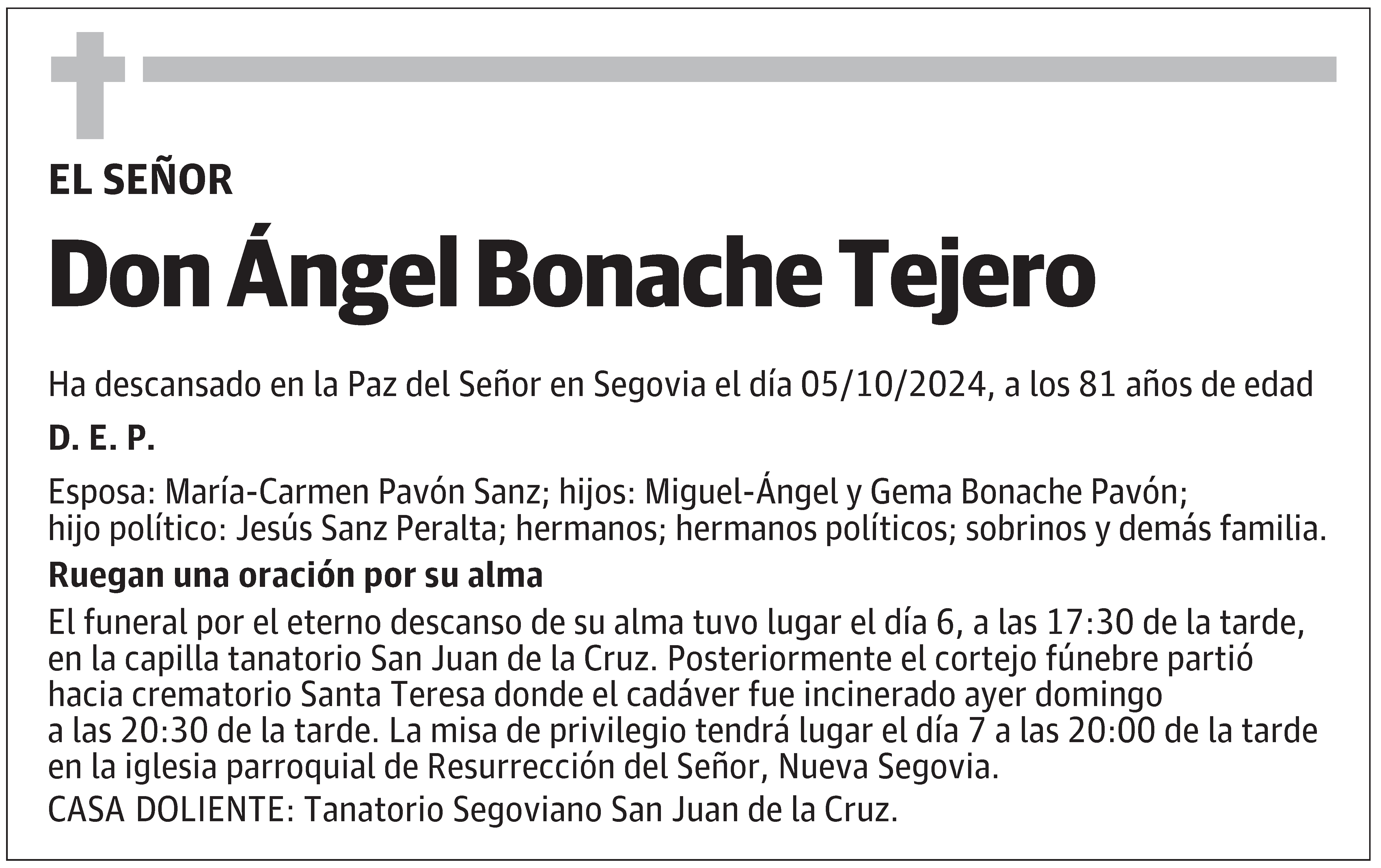 Ángel Bonache Tejero