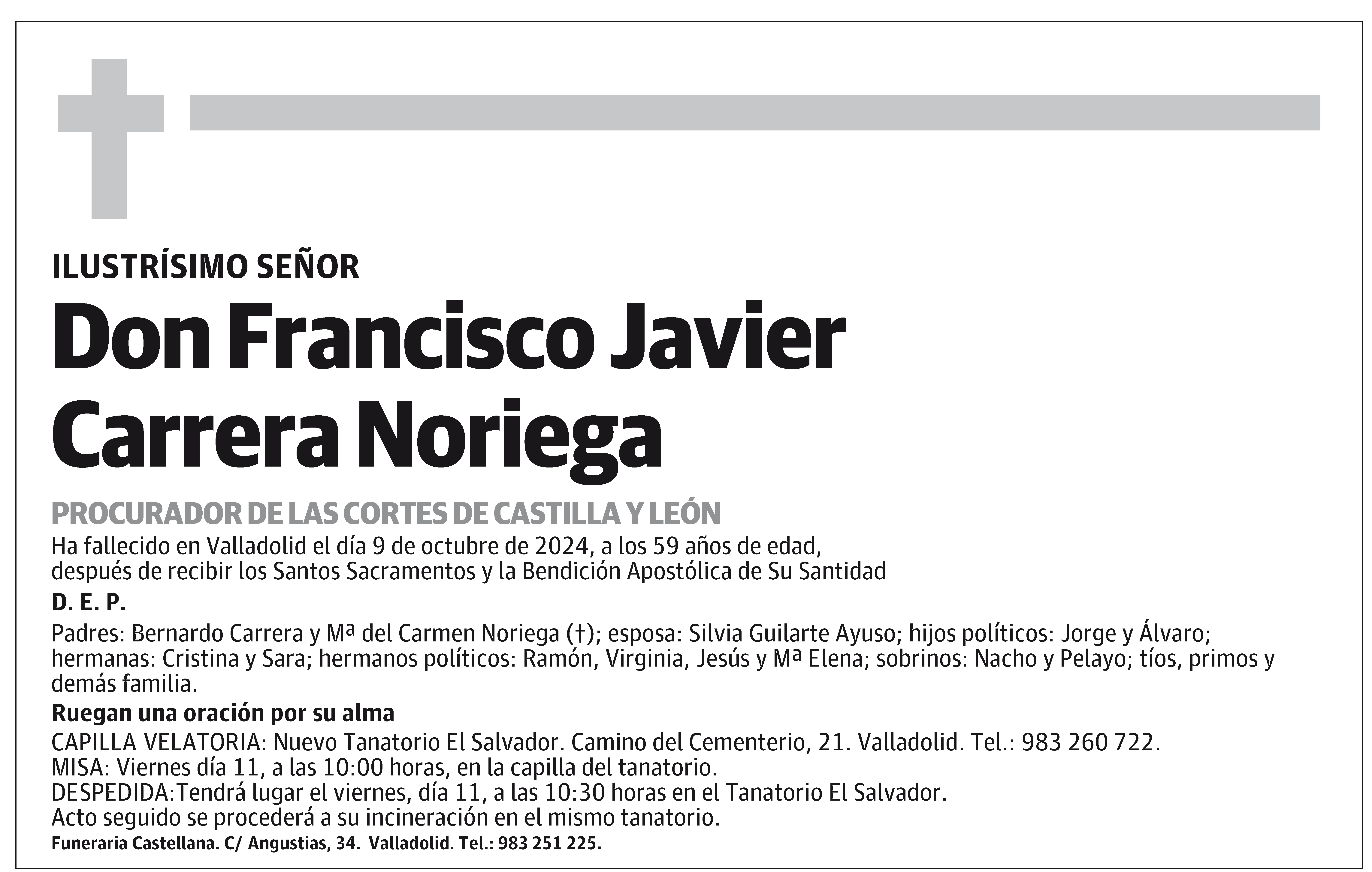 Francisco Javier Carrera Noriega