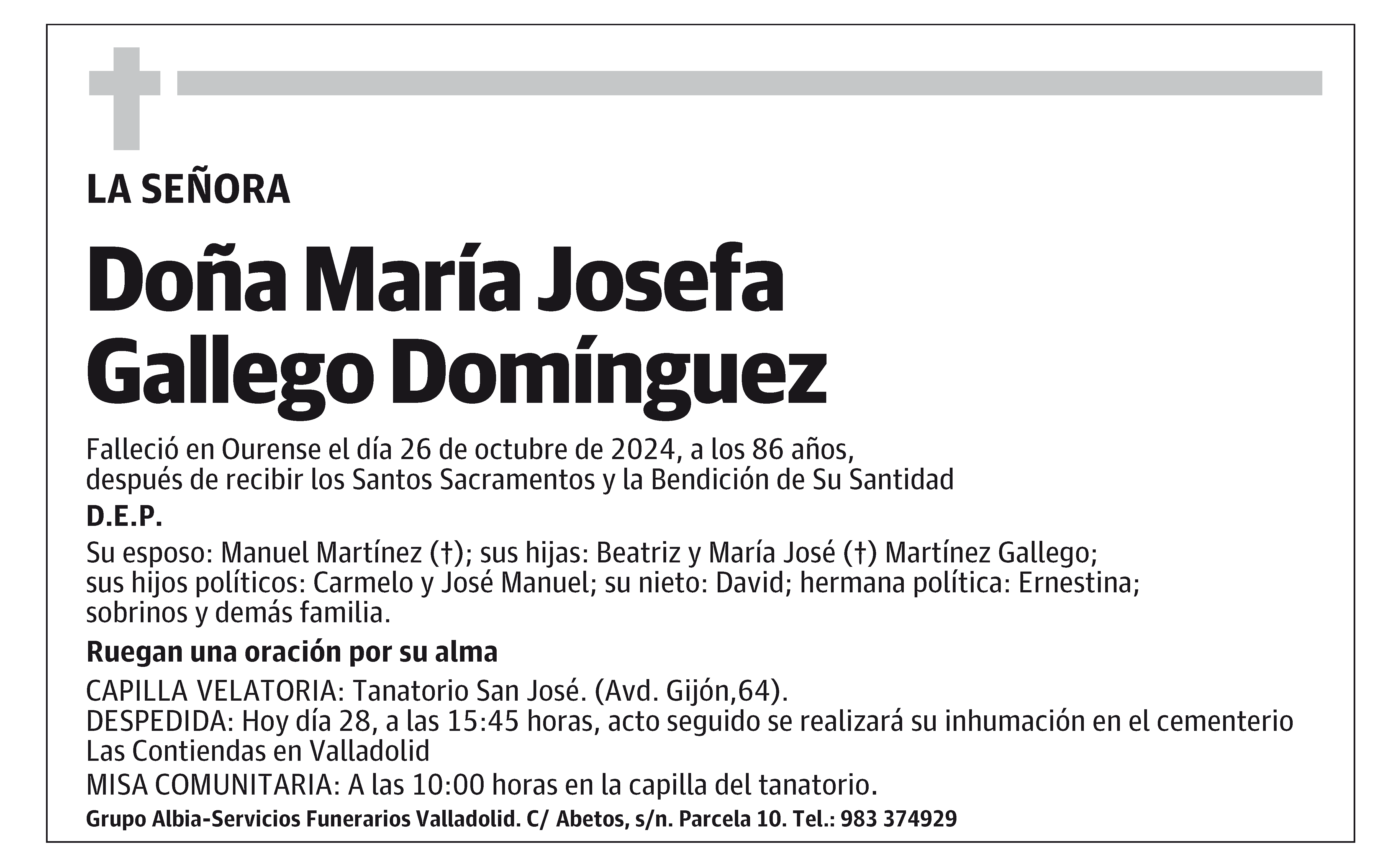 María Josefa Gallego Domínguez