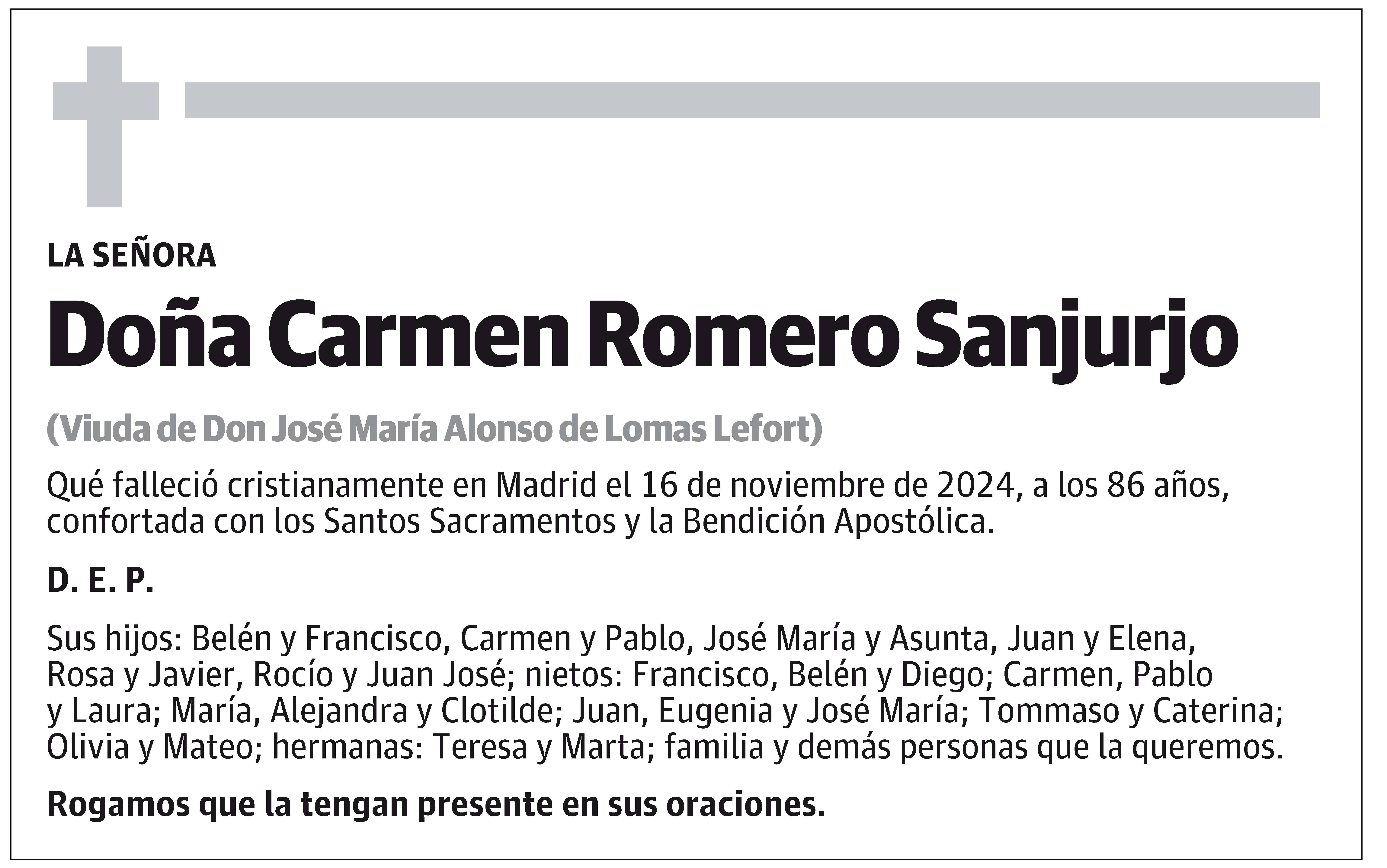 Carmen Romero Sanjurjo