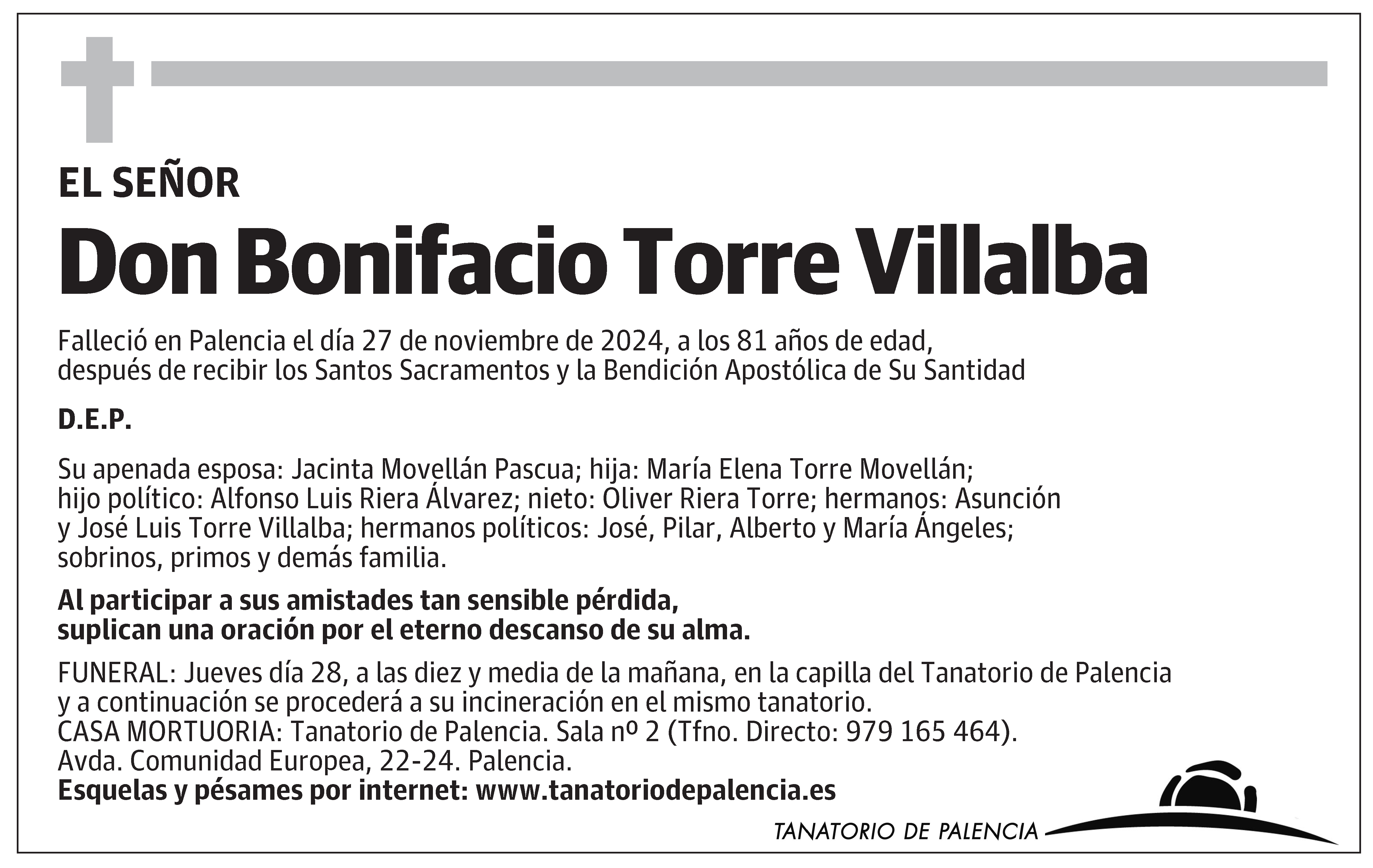 Bonifacio Torre Villalba