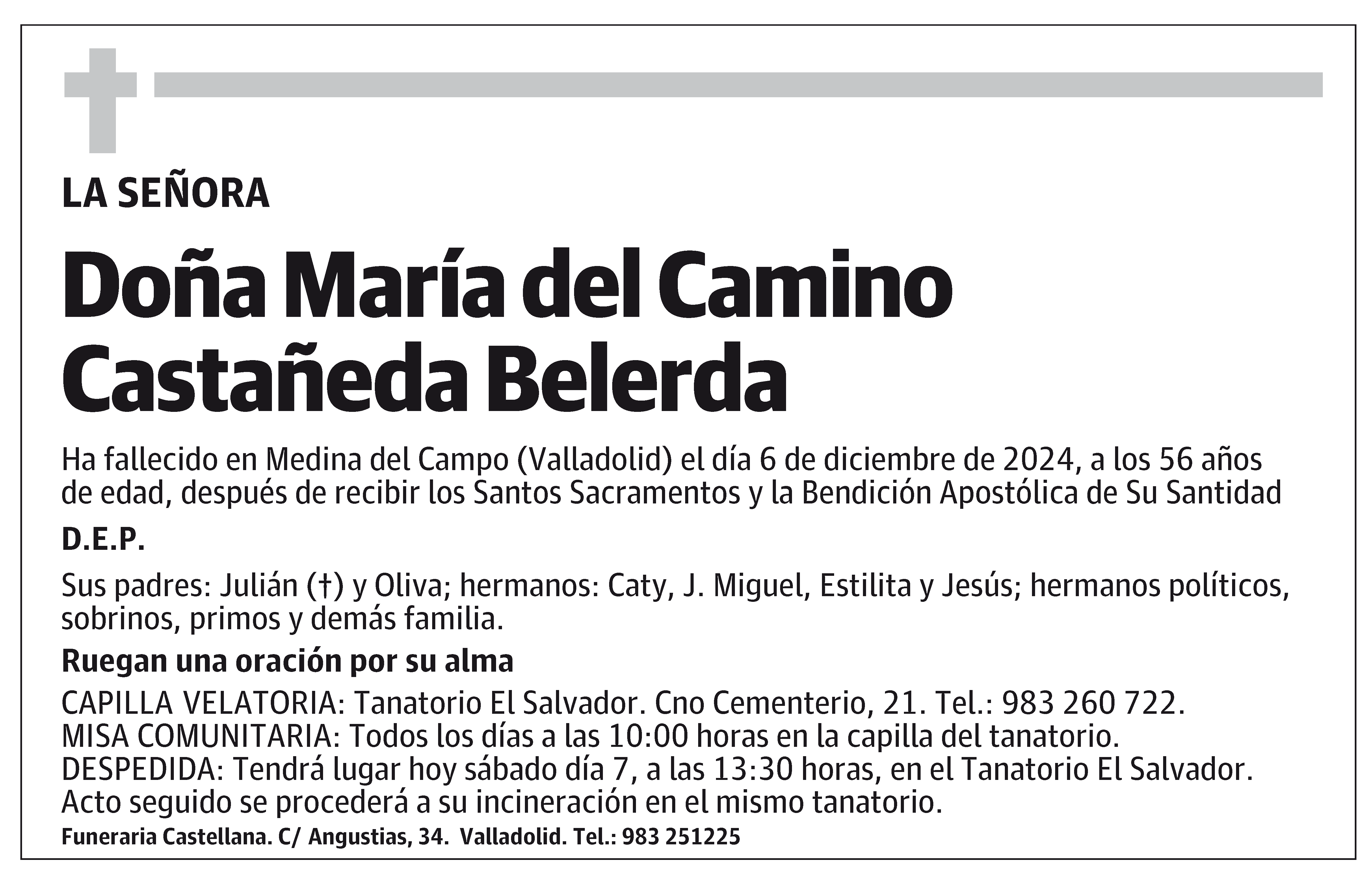 María del Camino Castañeda Belerda