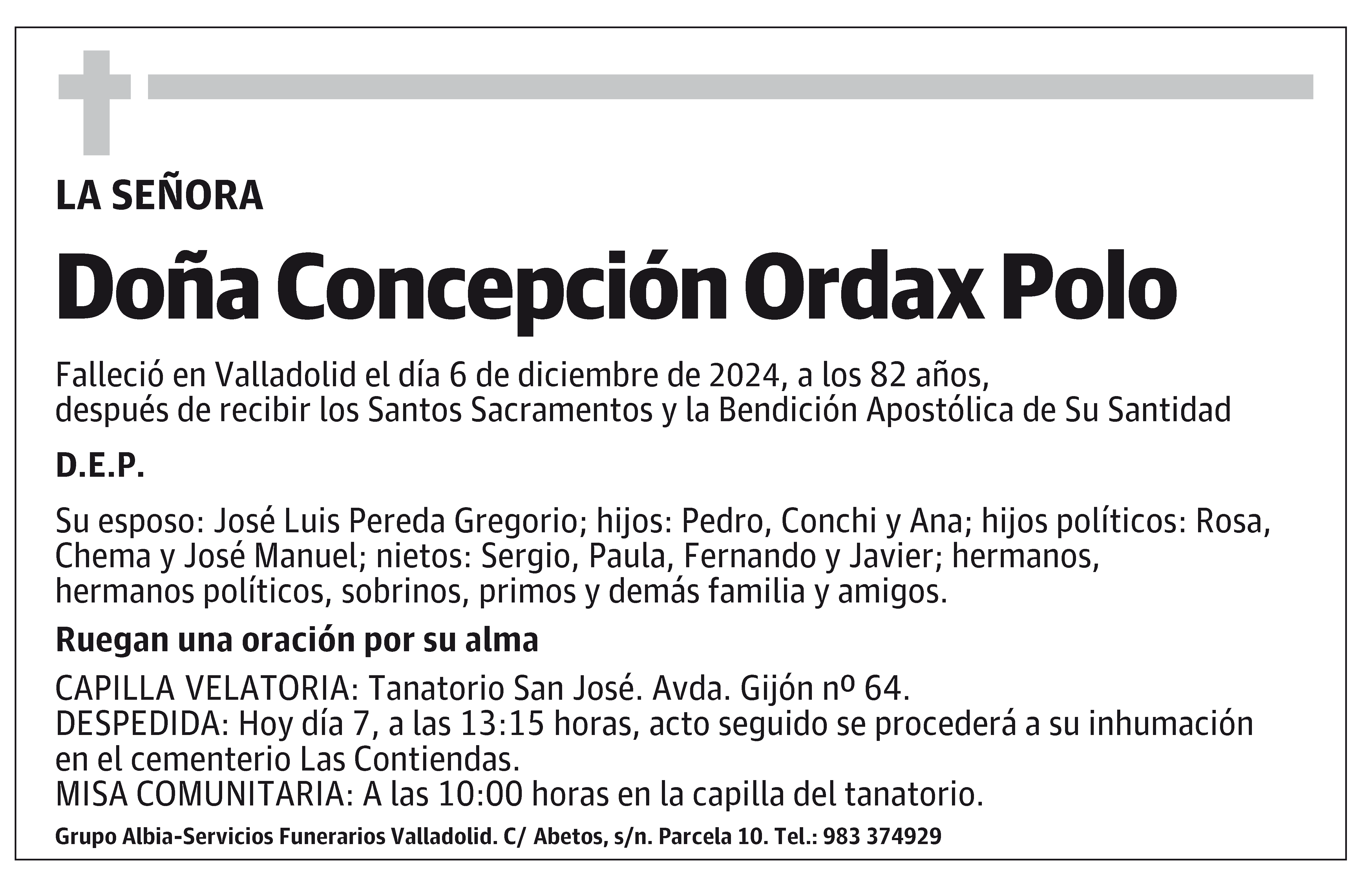 Concepción Ordax Polo