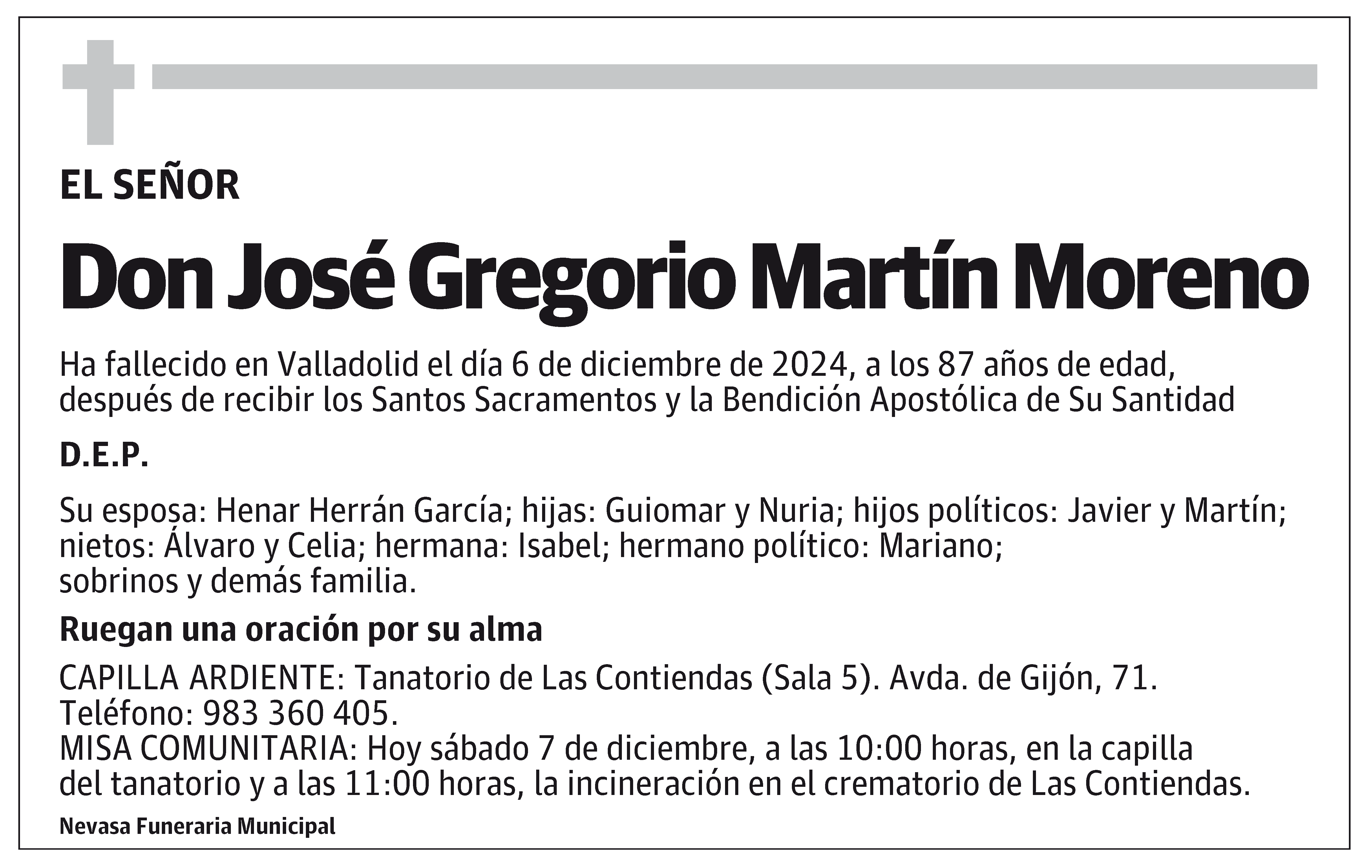 José Gregorio Martín Moreno