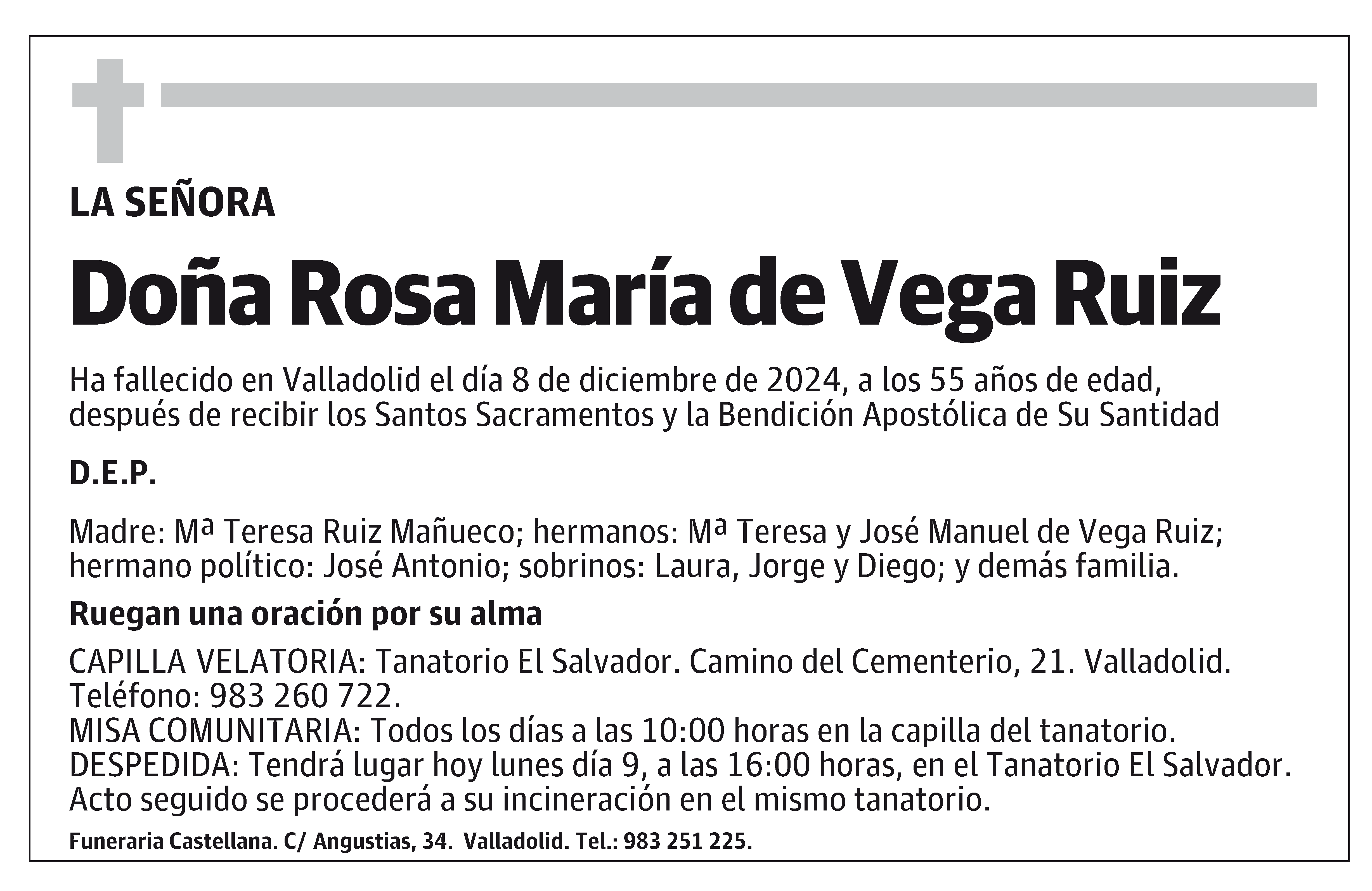 Rosa María de Vega Ruiz