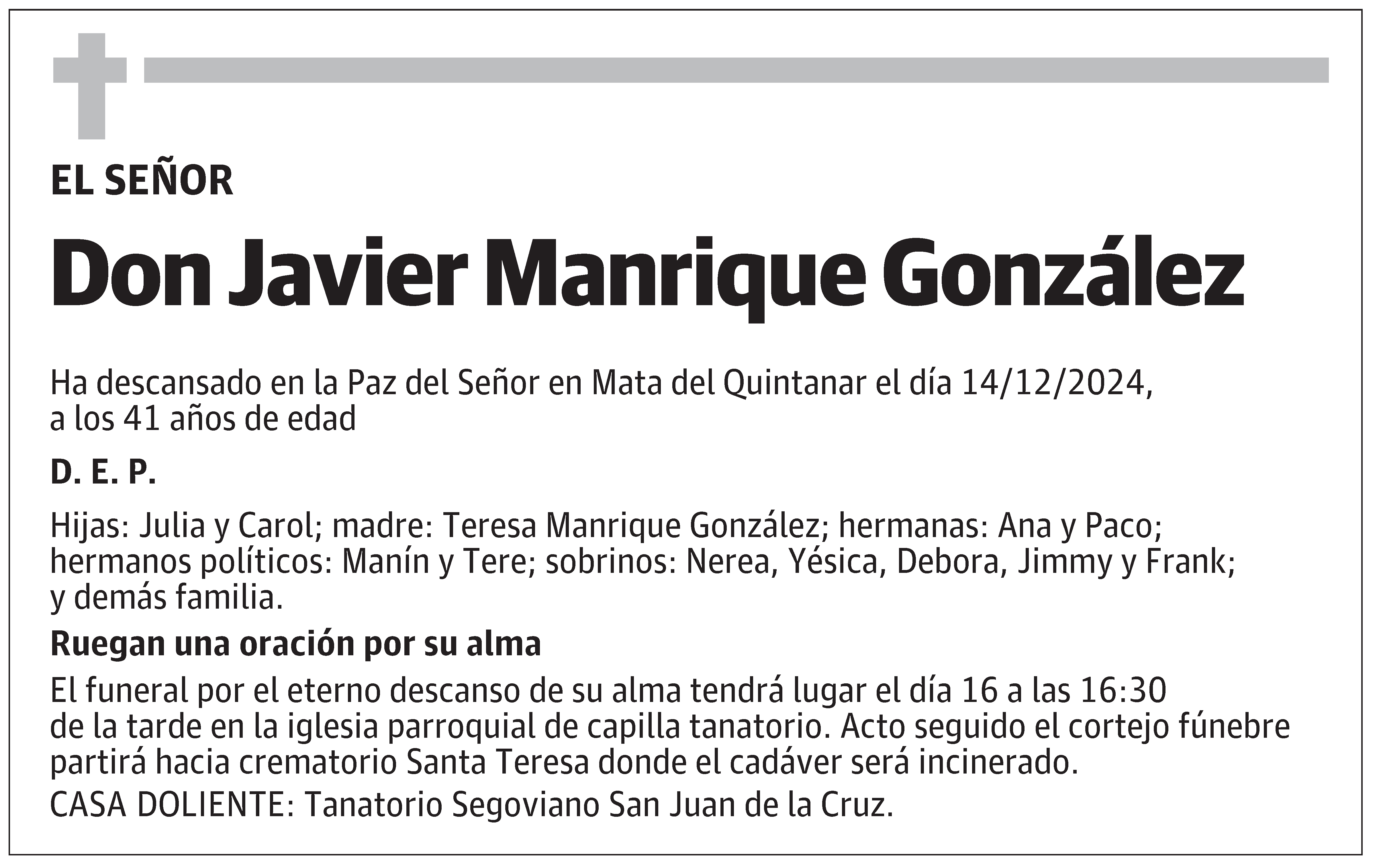 Javier Manrique González