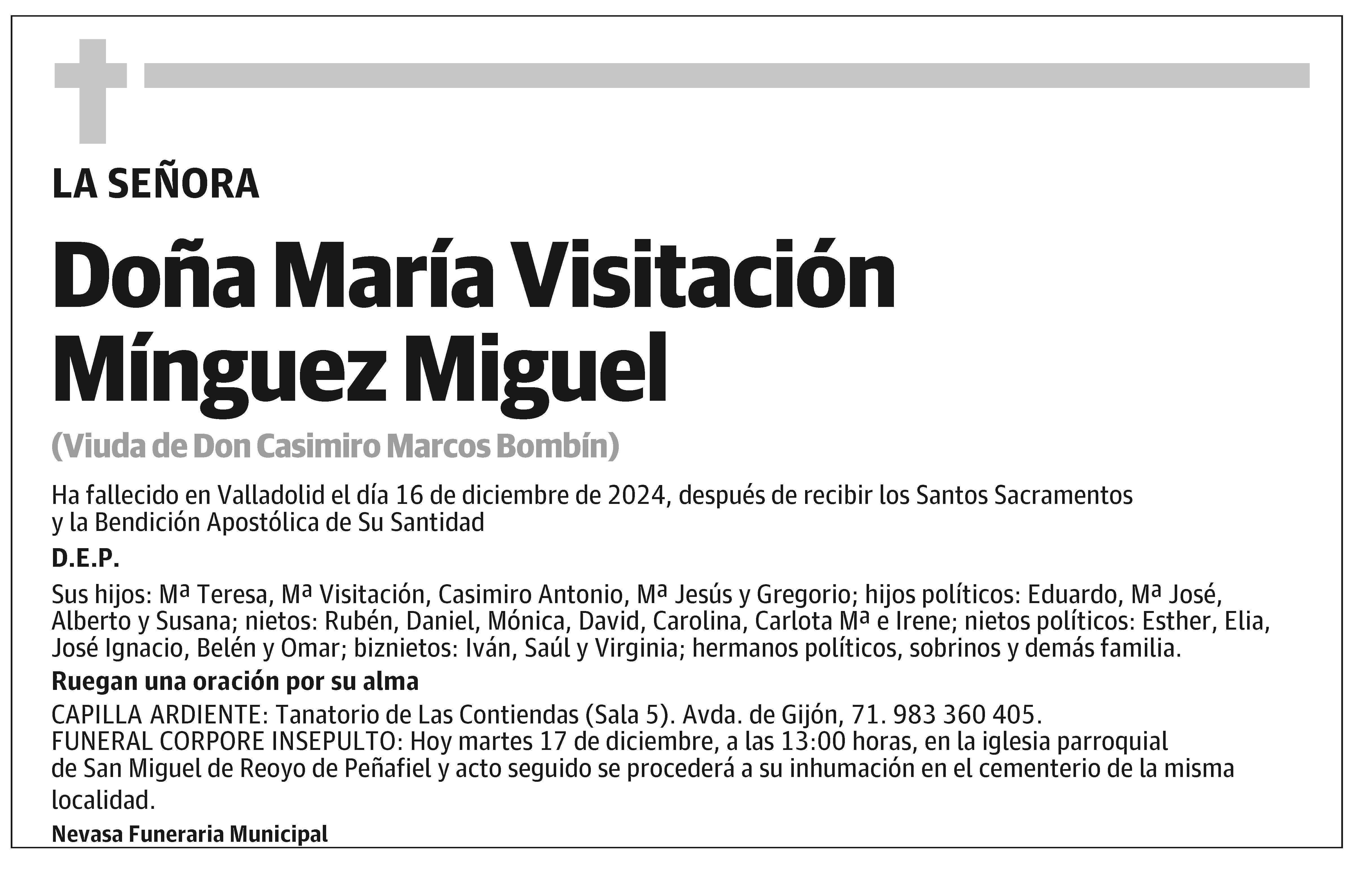 María Visitación Mínguez Miguel