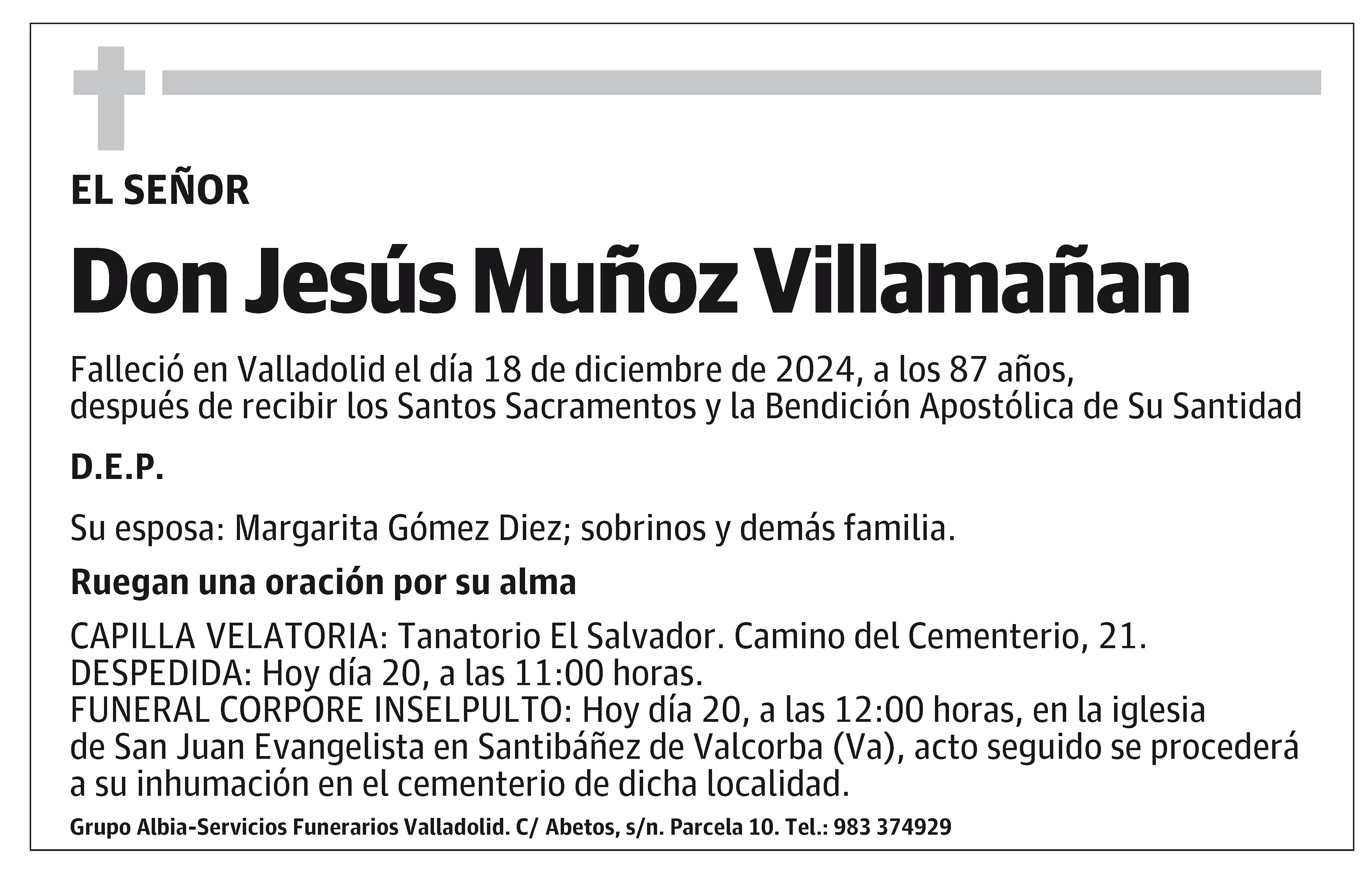 Jesús Muñoz Villamañan