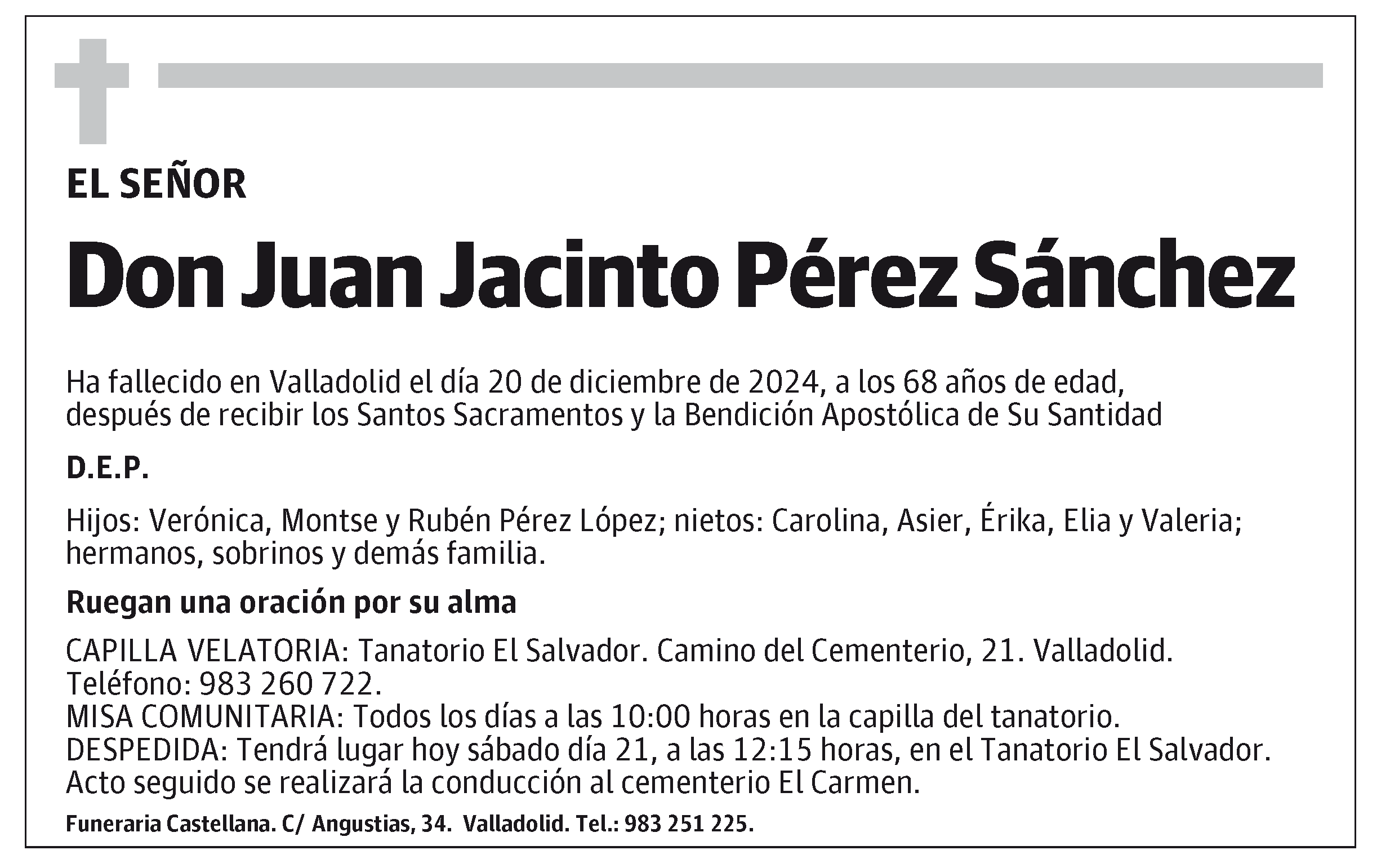 Juan Jacinto Pérez Sánchez