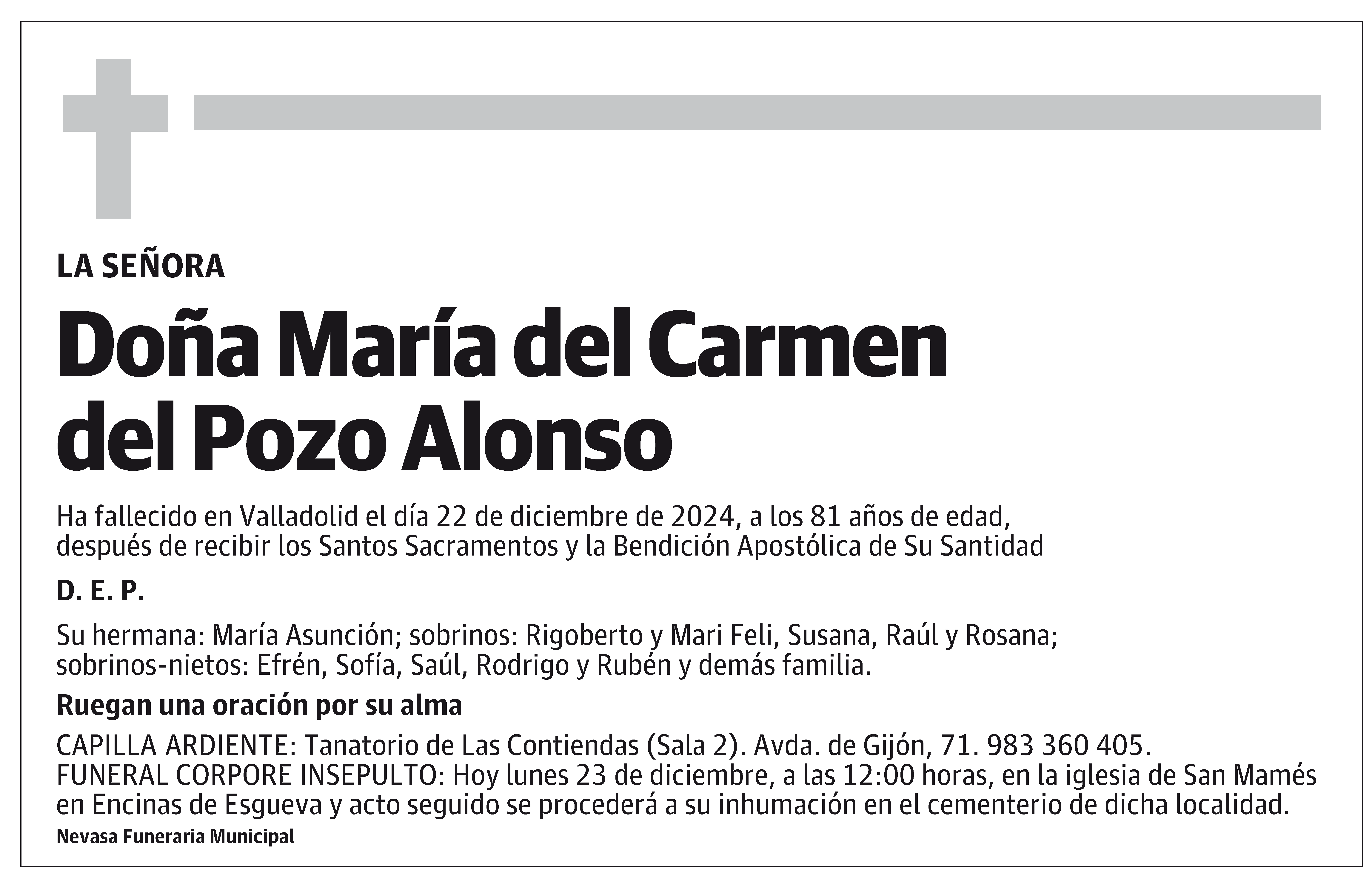 María del Carmen del Pozo Alonso