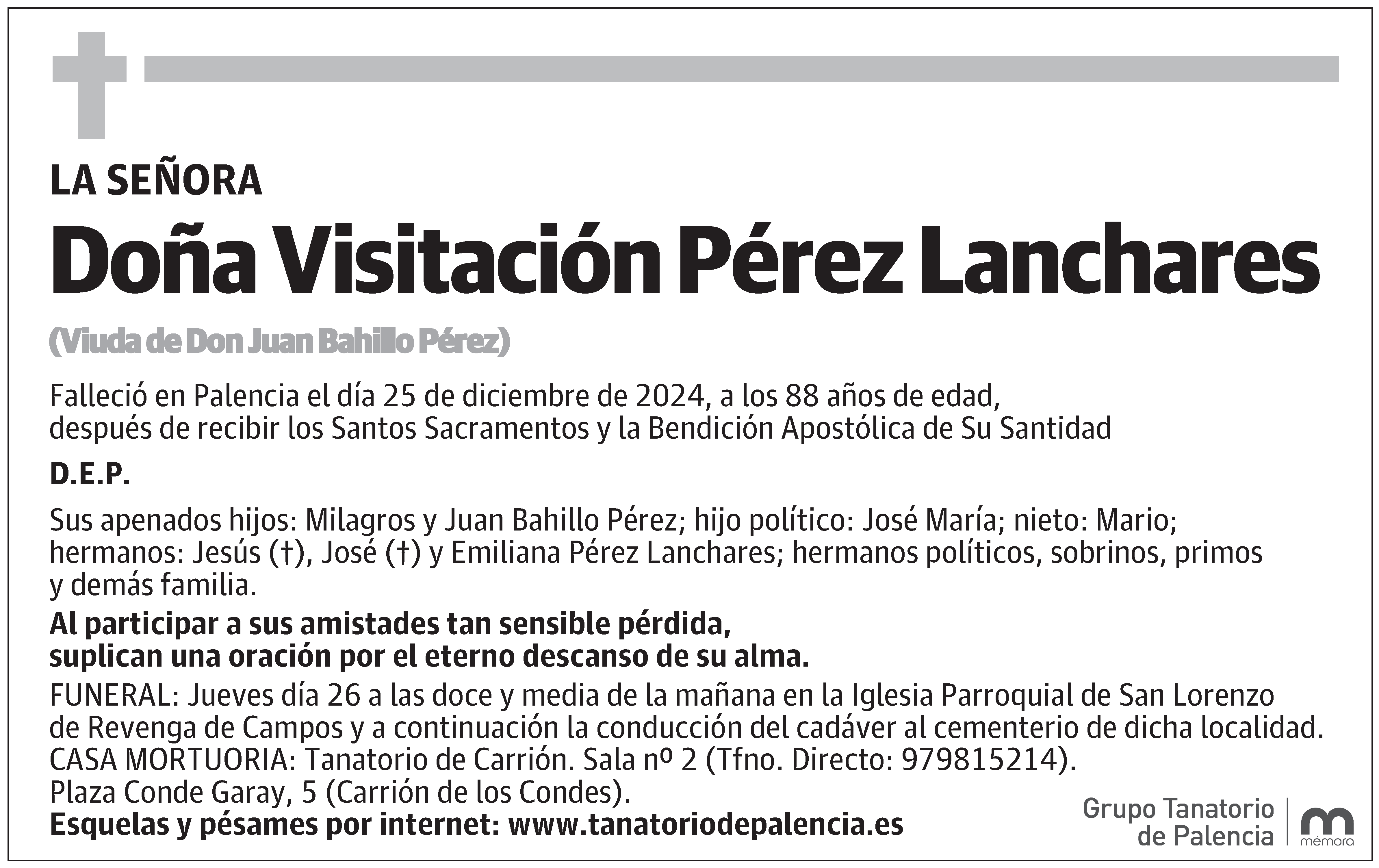 Visitación Pérez Lanchares