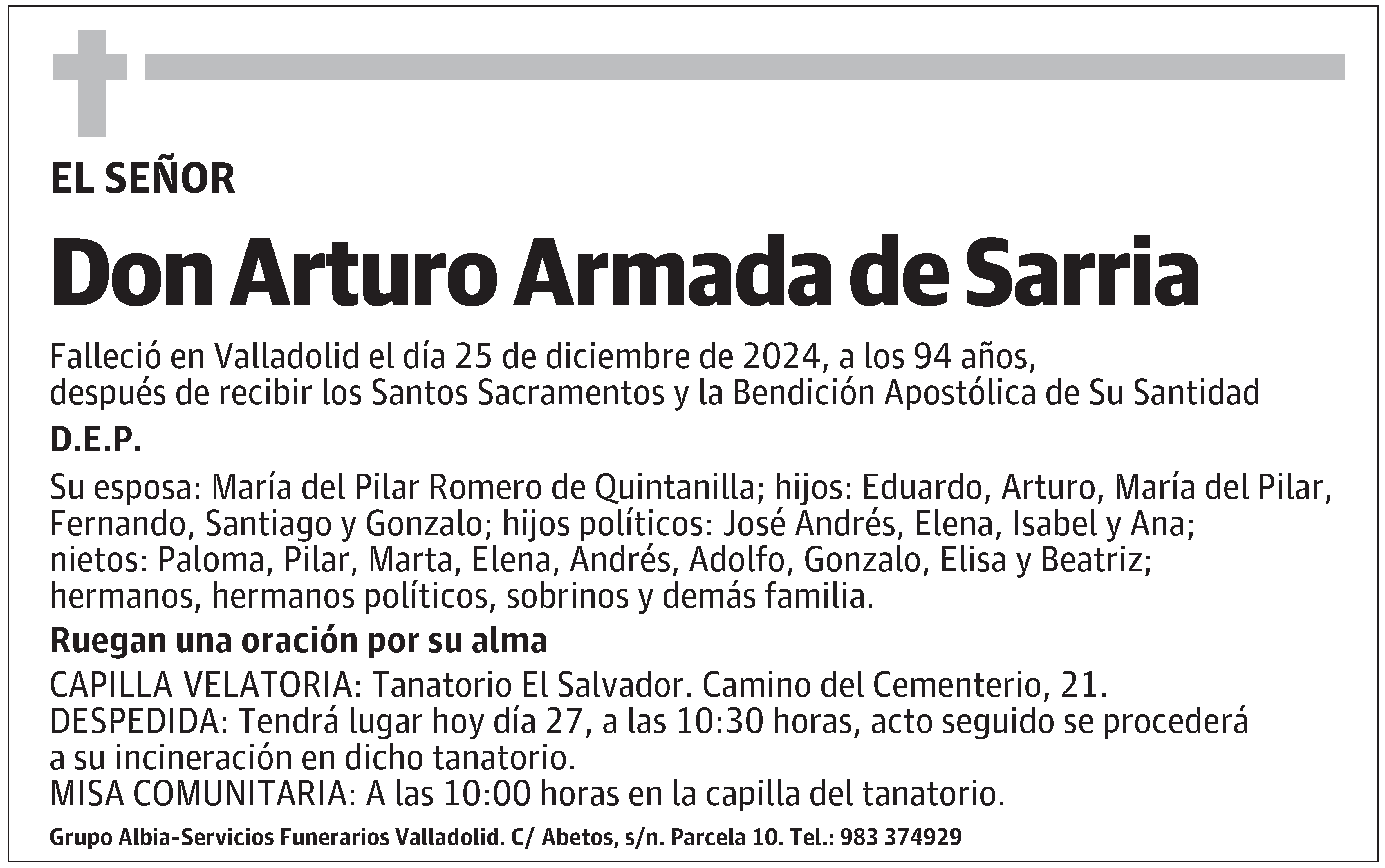 Arturo Armada de Sarria