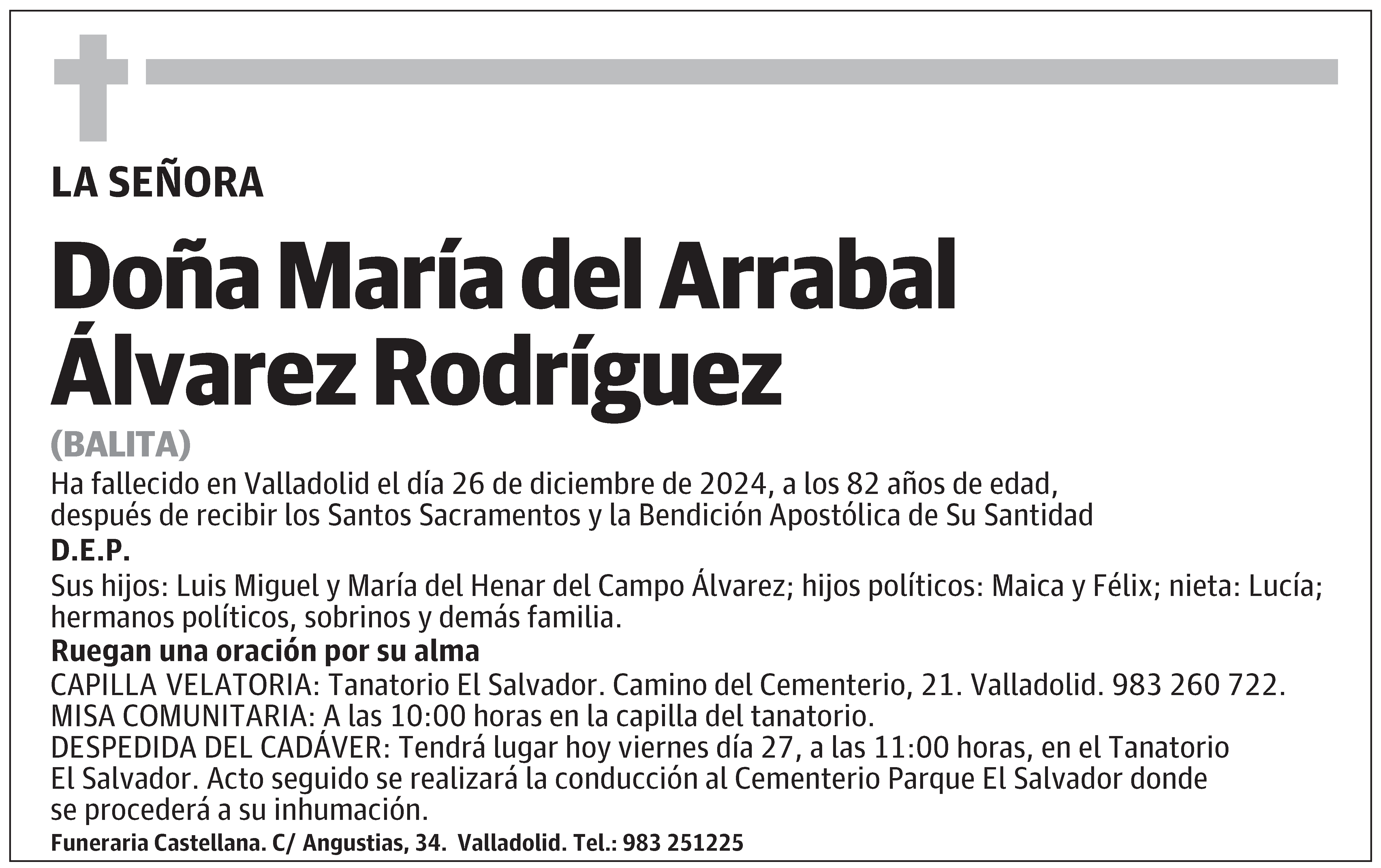 María del Arrabal Álvarez Rodríguez