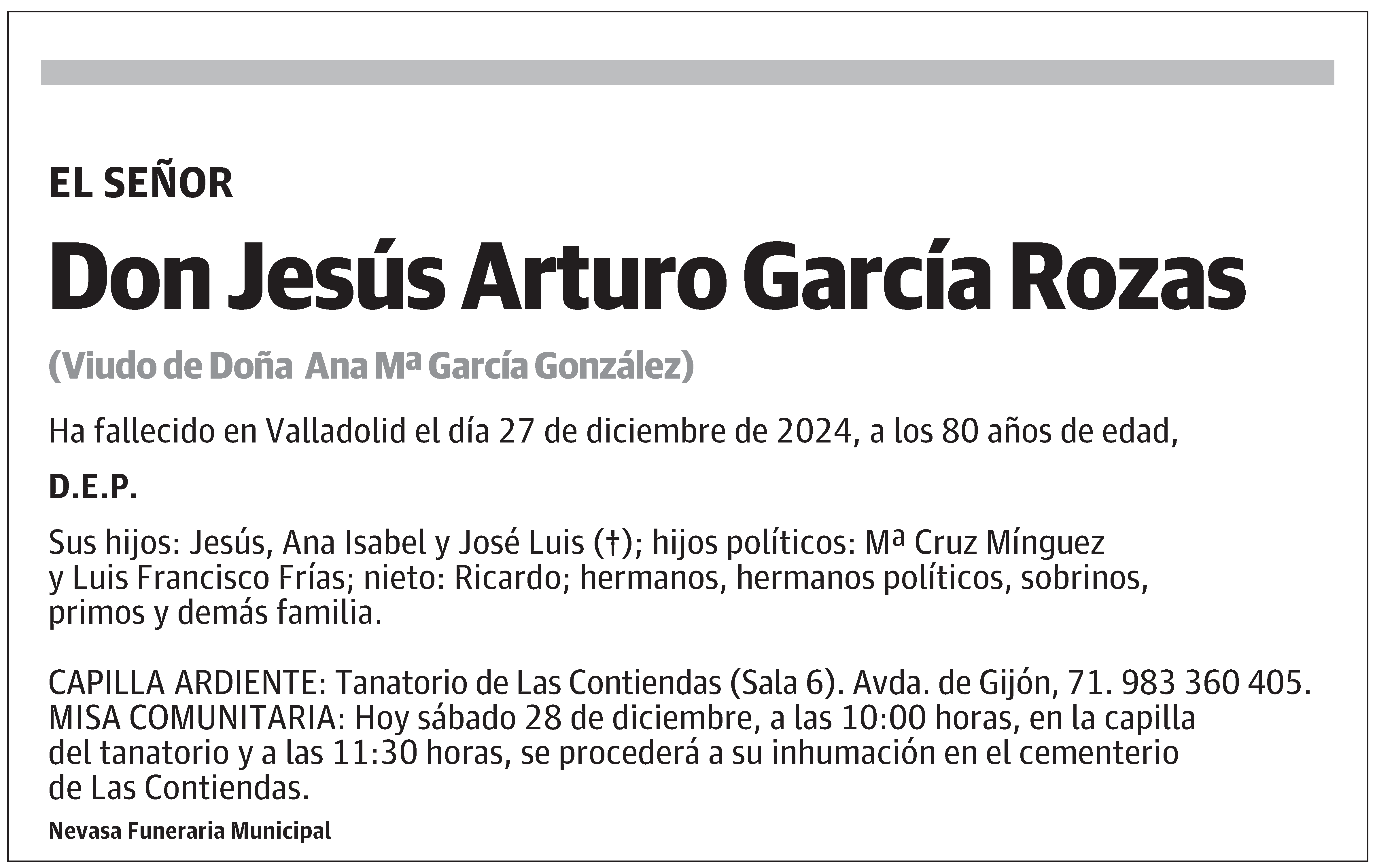 Jesús Arturo García Rozas