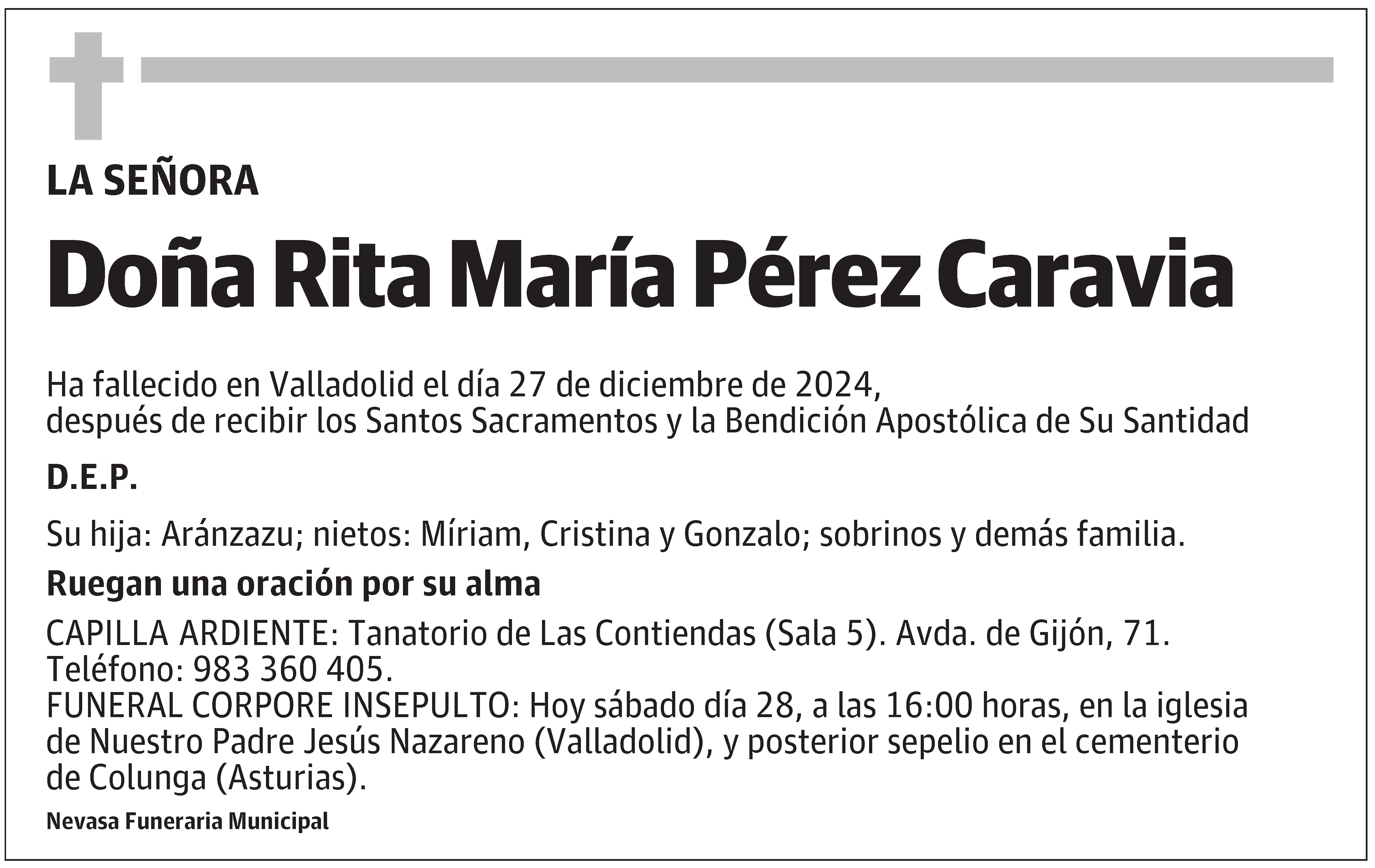 Rita María Pérez Caravia