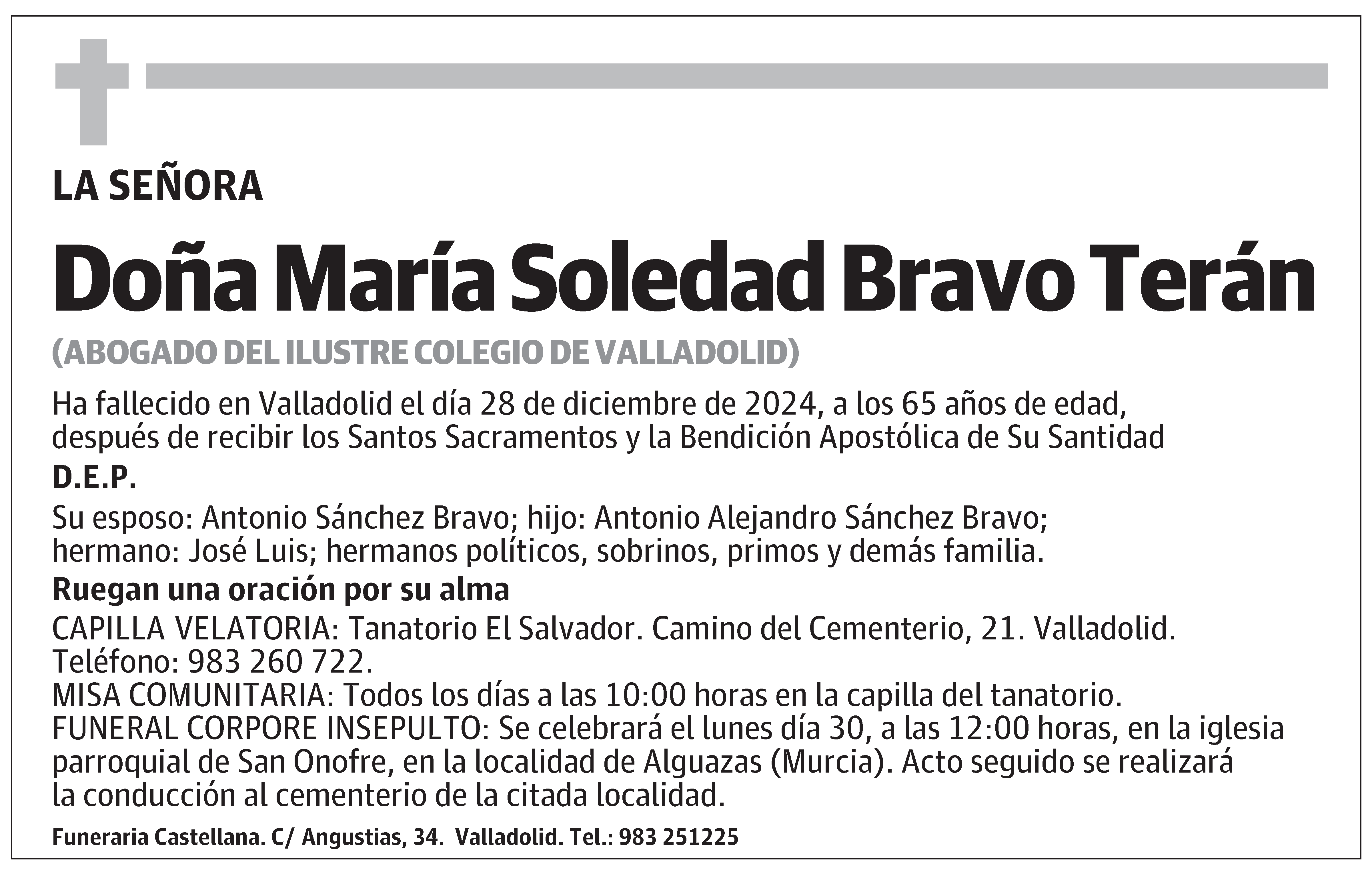 María Soledad Bravo Terán