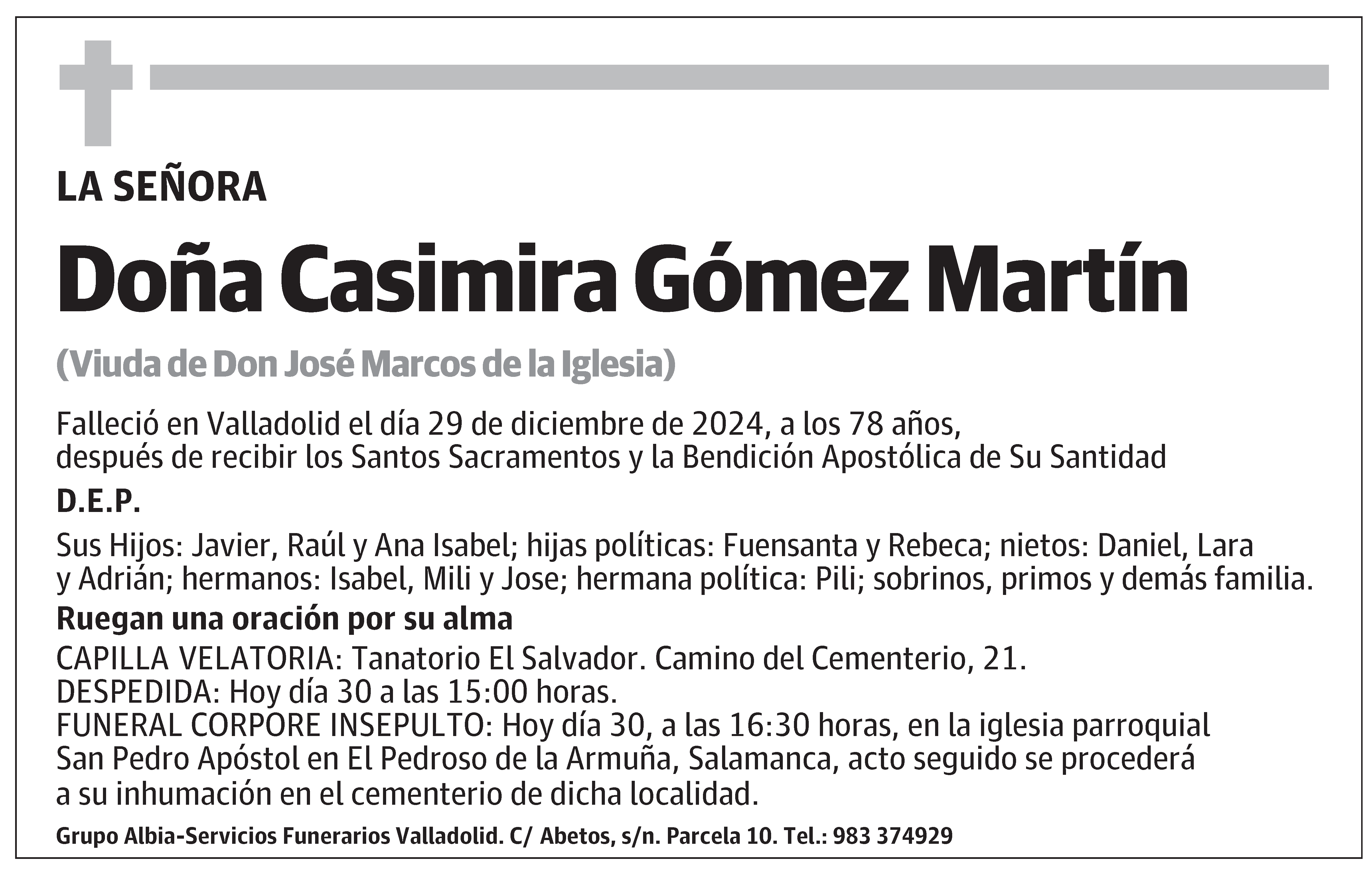 Casimira Gómez Martín