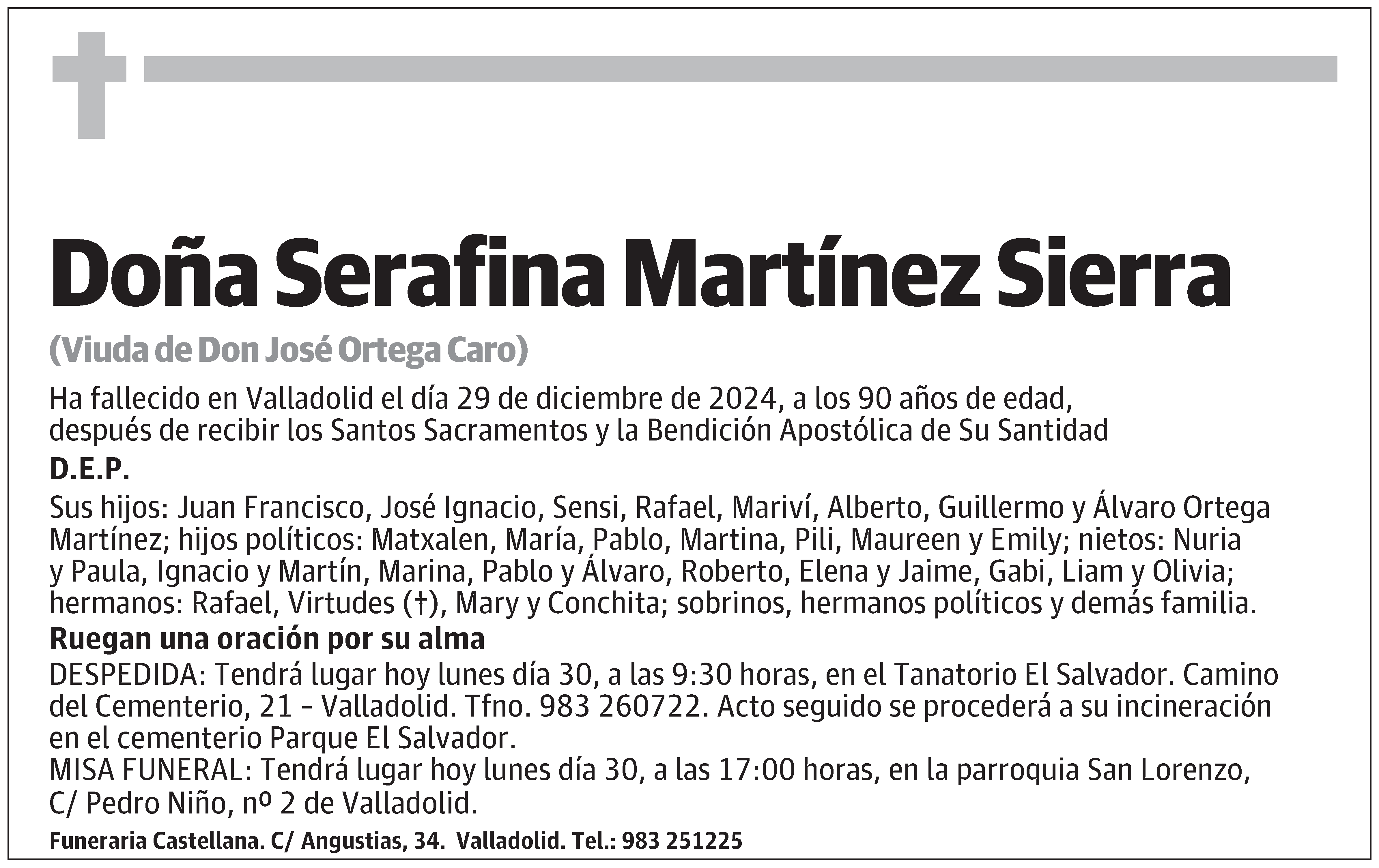 Serafina Martínez Sierra