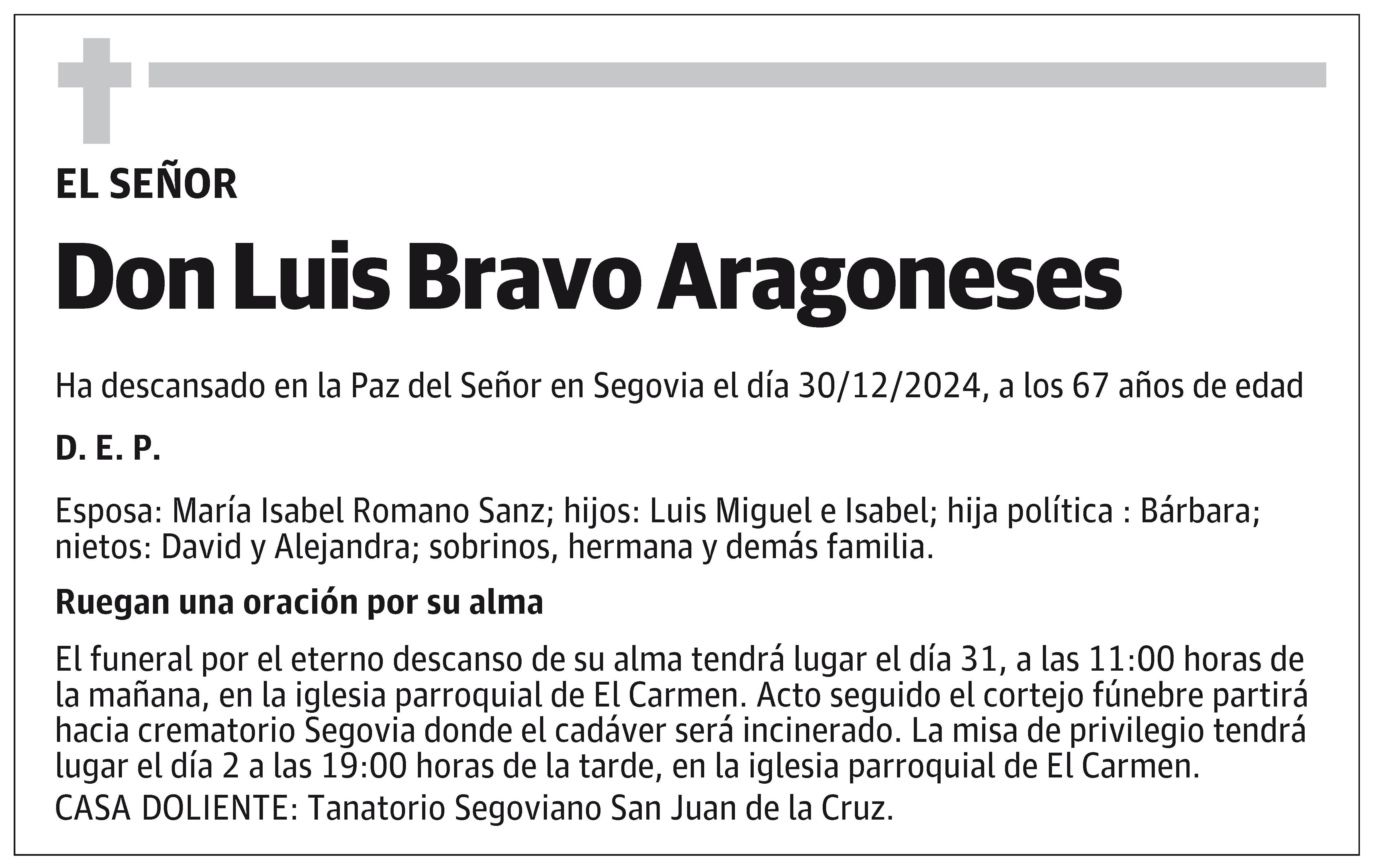 Luis Bravo Aragoneses