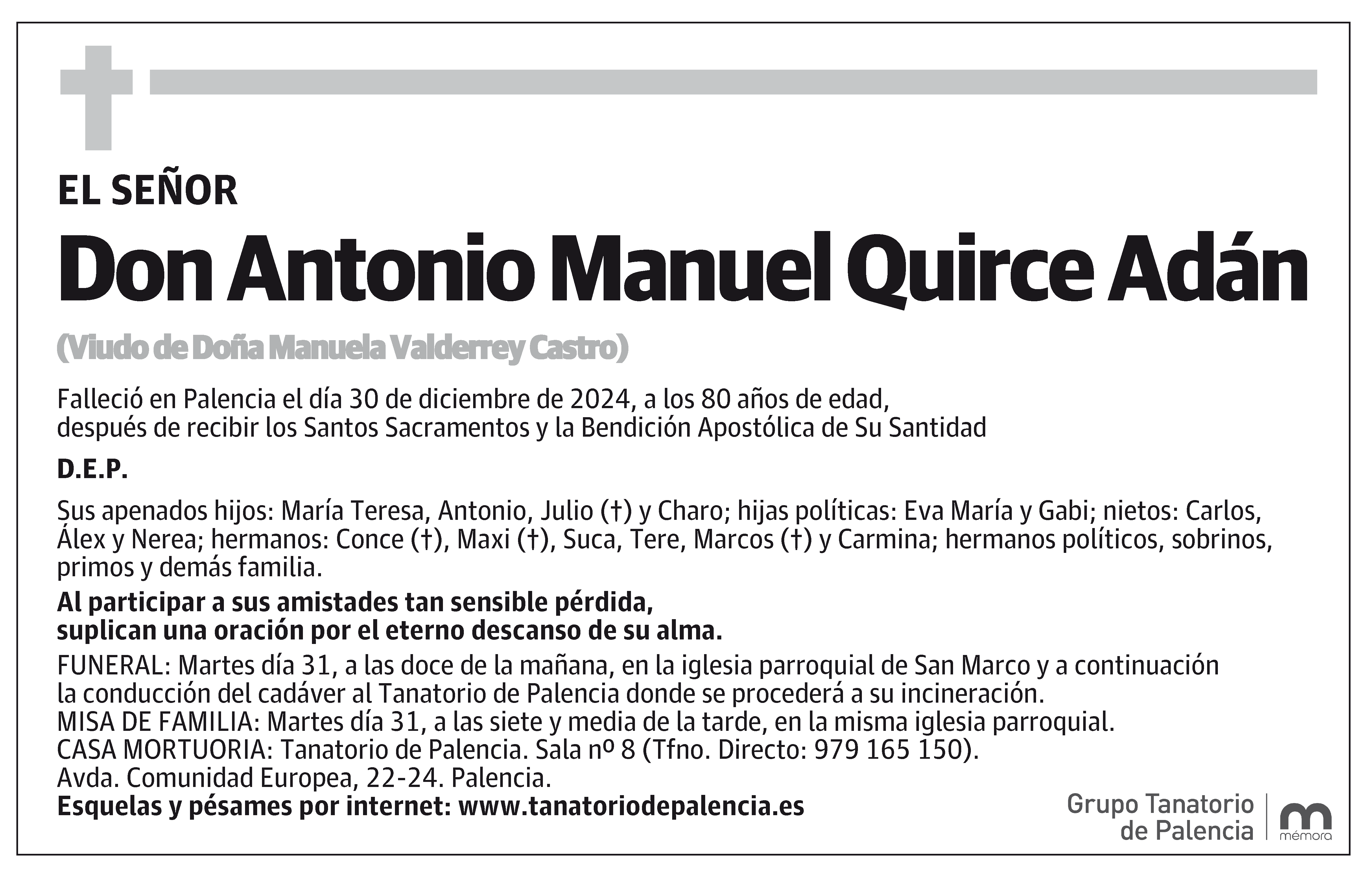 Antonio Manuel Quirce Adán