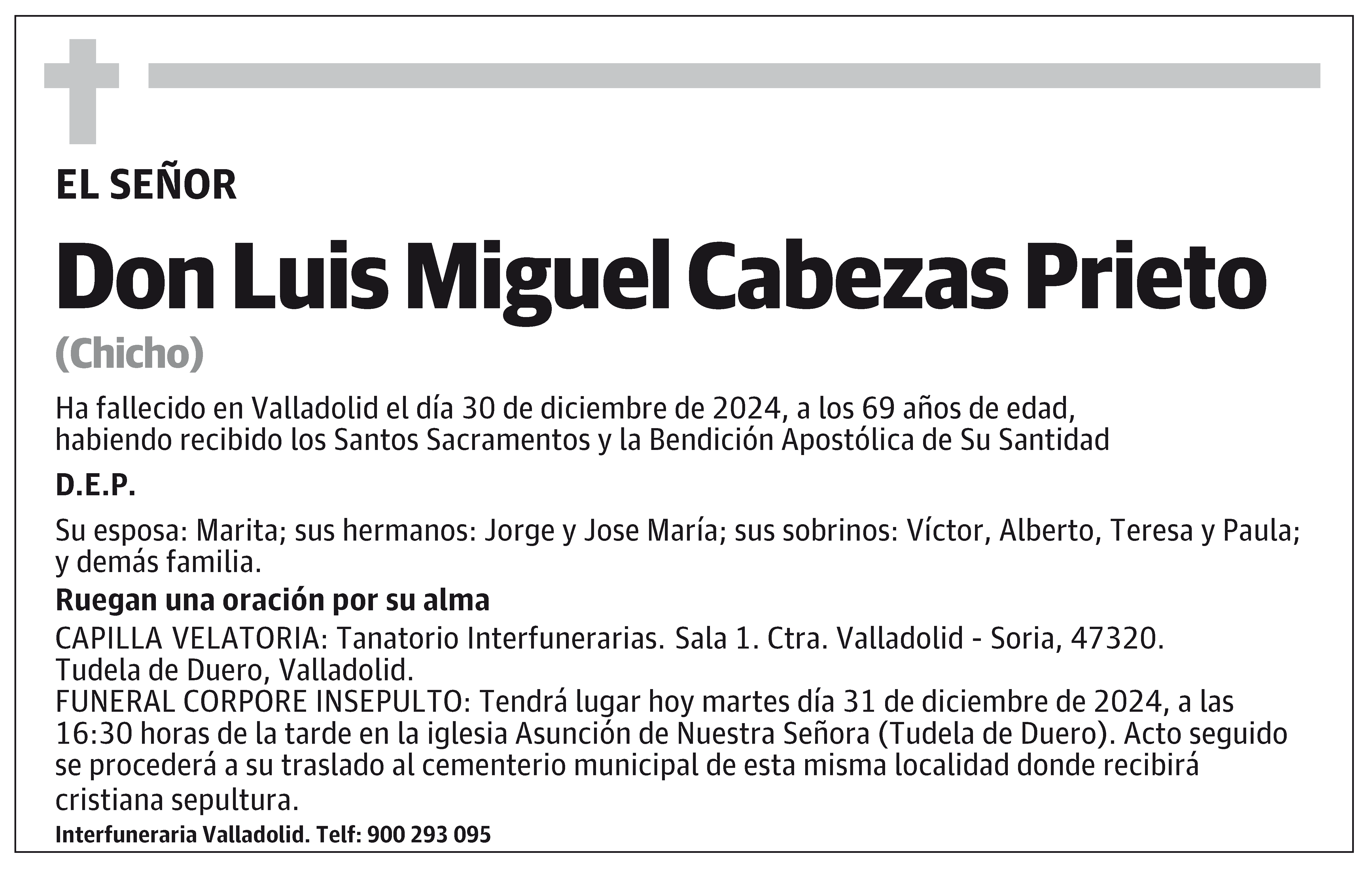 Luis Miguel Cabezas Prieto