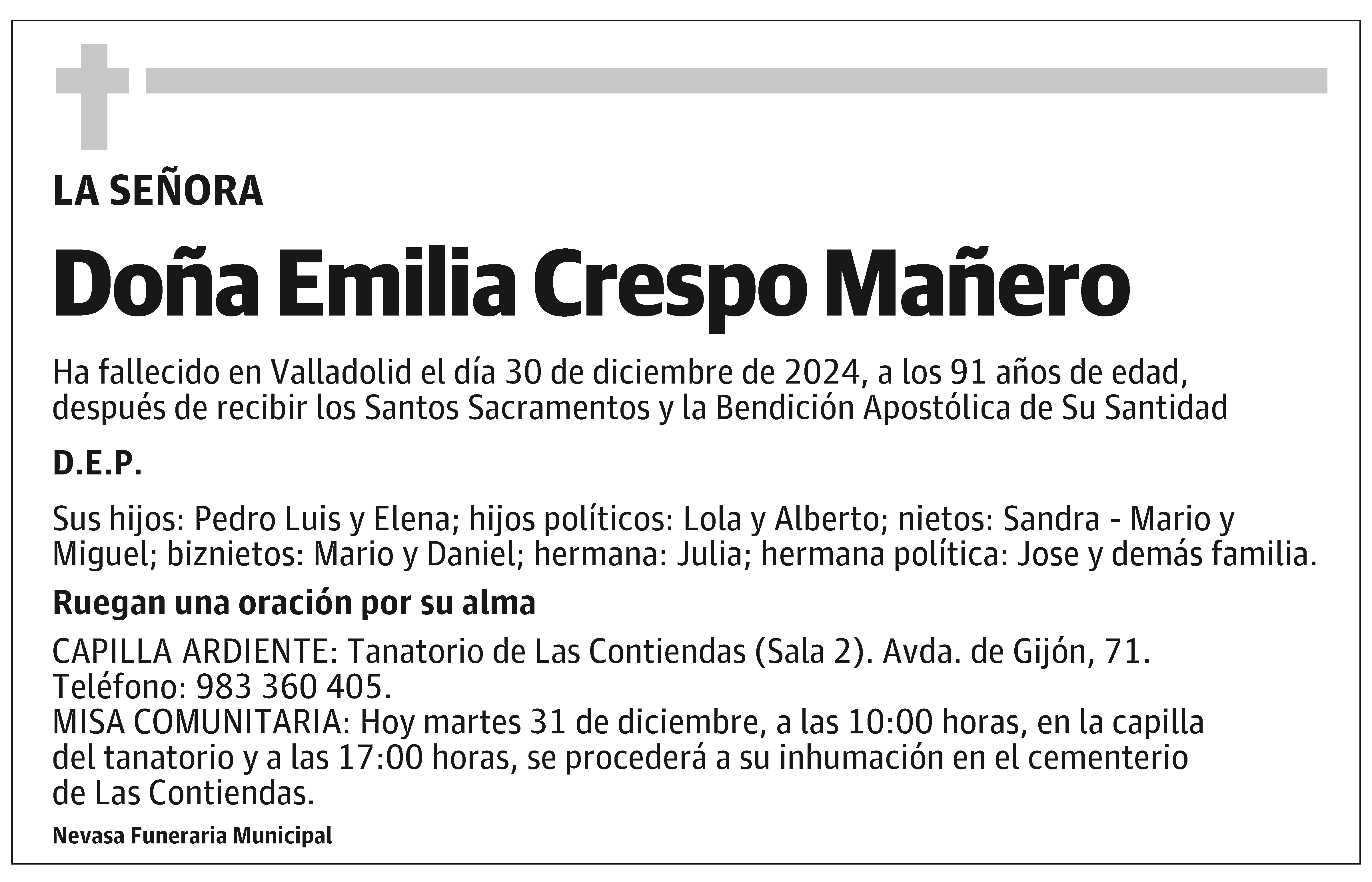 Emilia Crespo Mañero