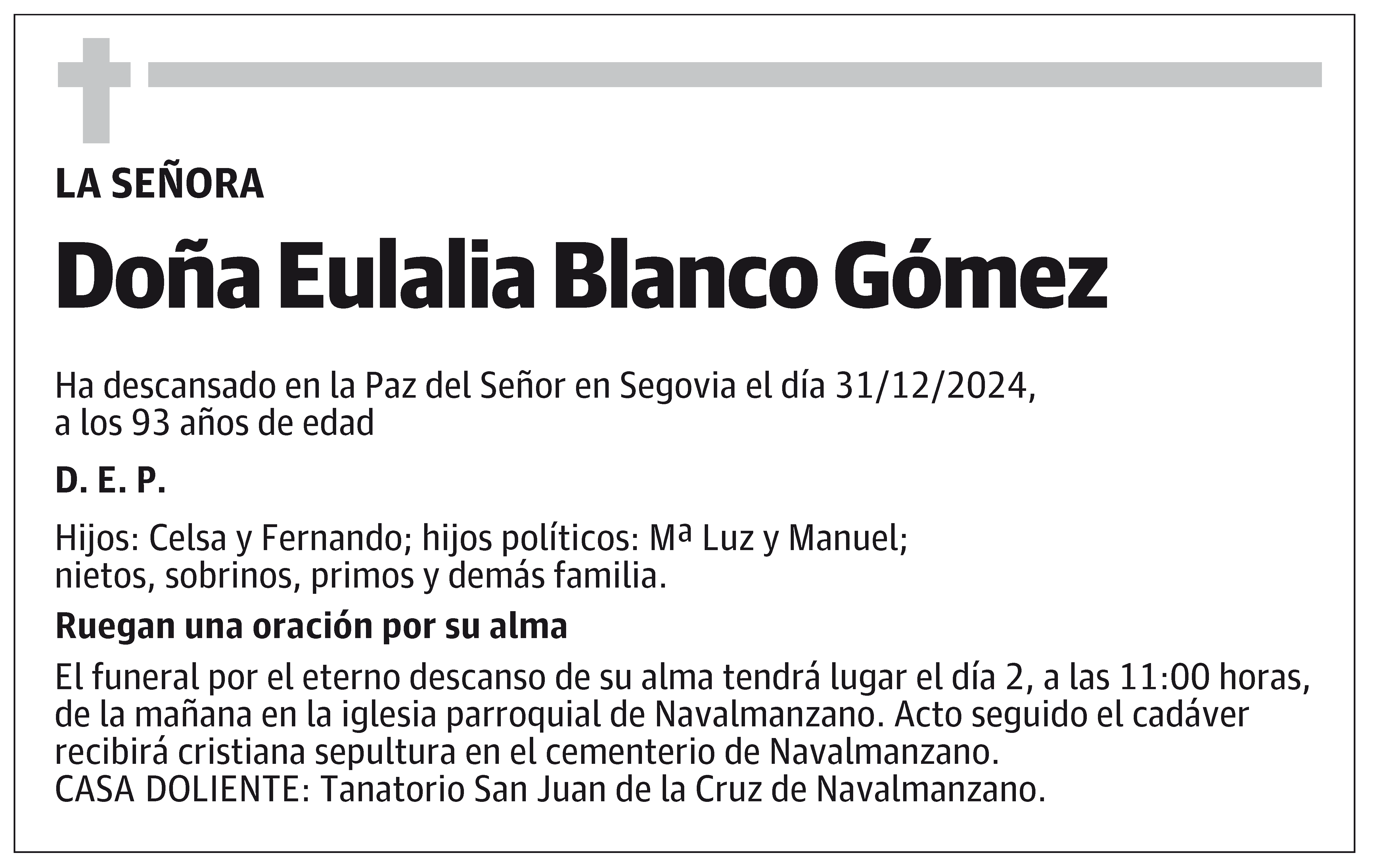 Eulalia Blanco Gómez