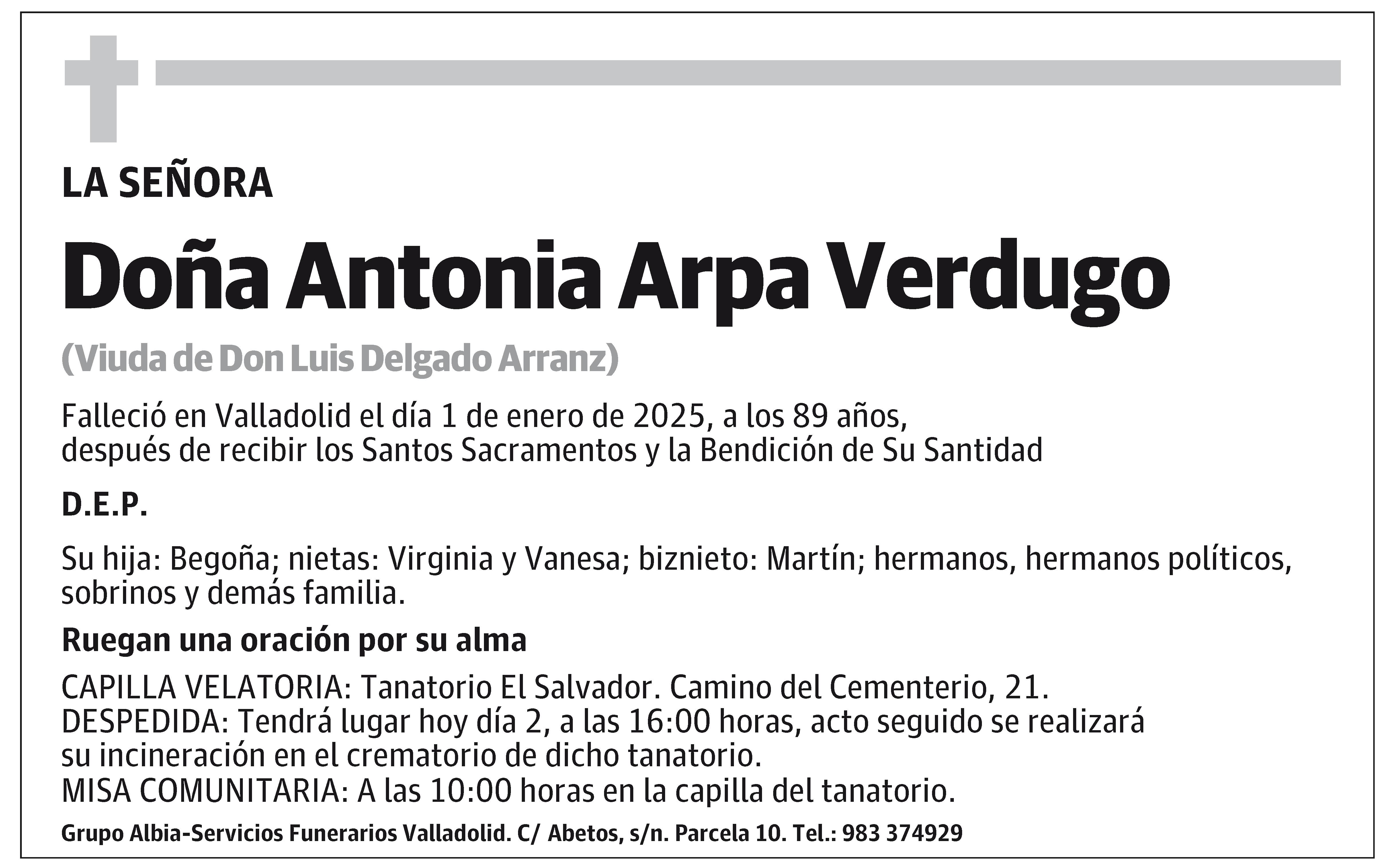 Antonia Arpa Verdugo