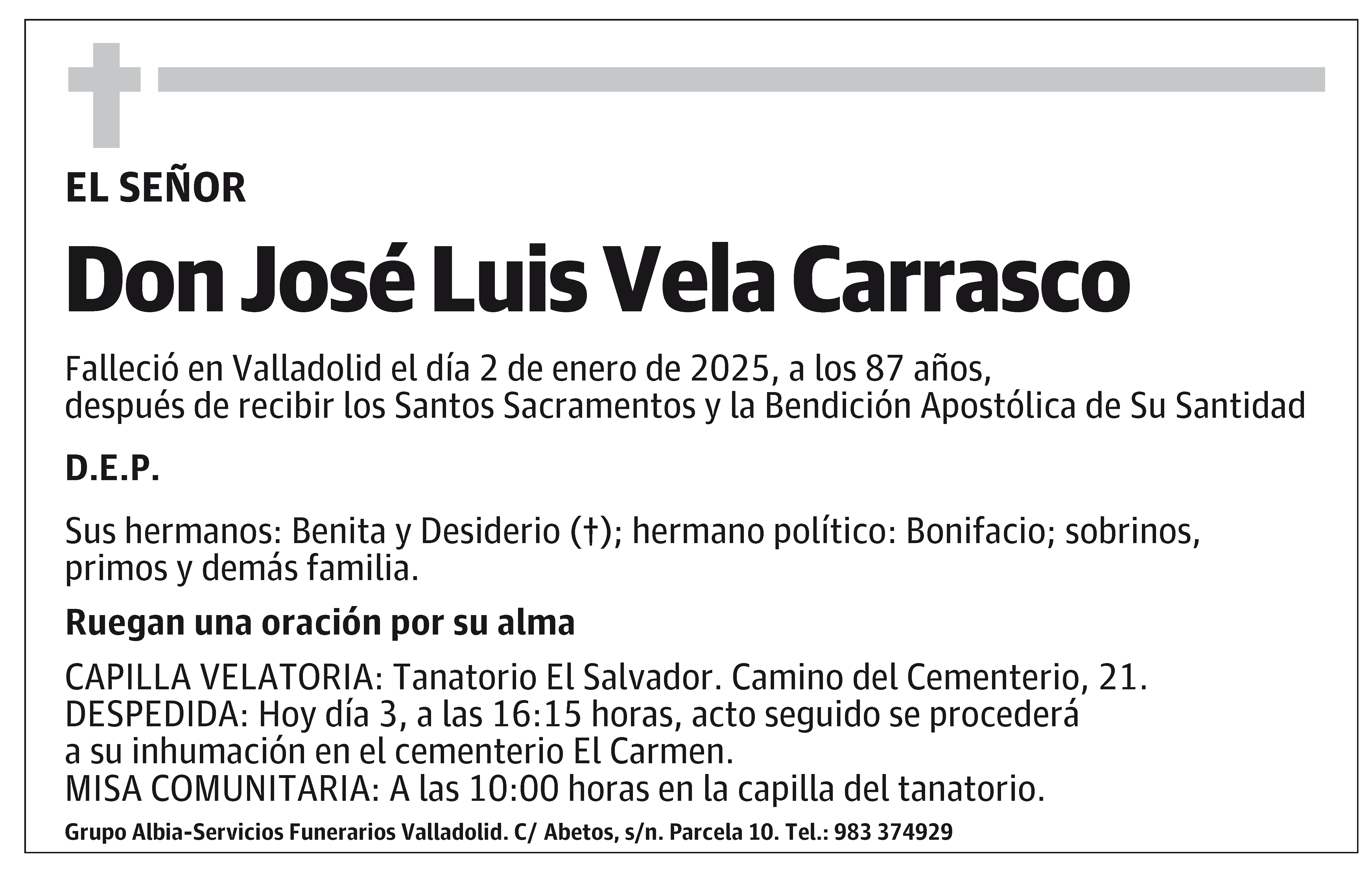 José Luis Vela Carrasco