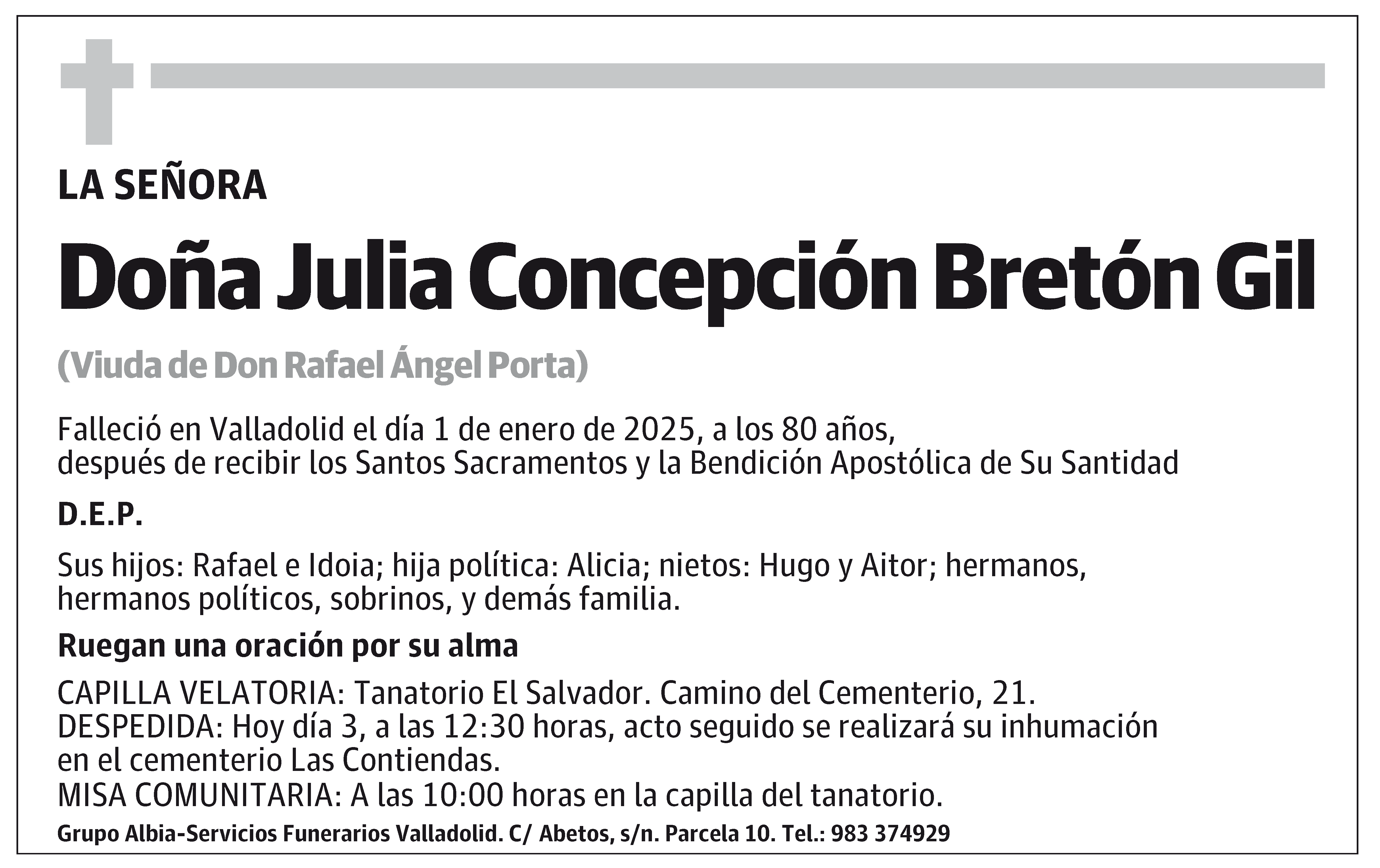 Julia Concepción Bretón Gil