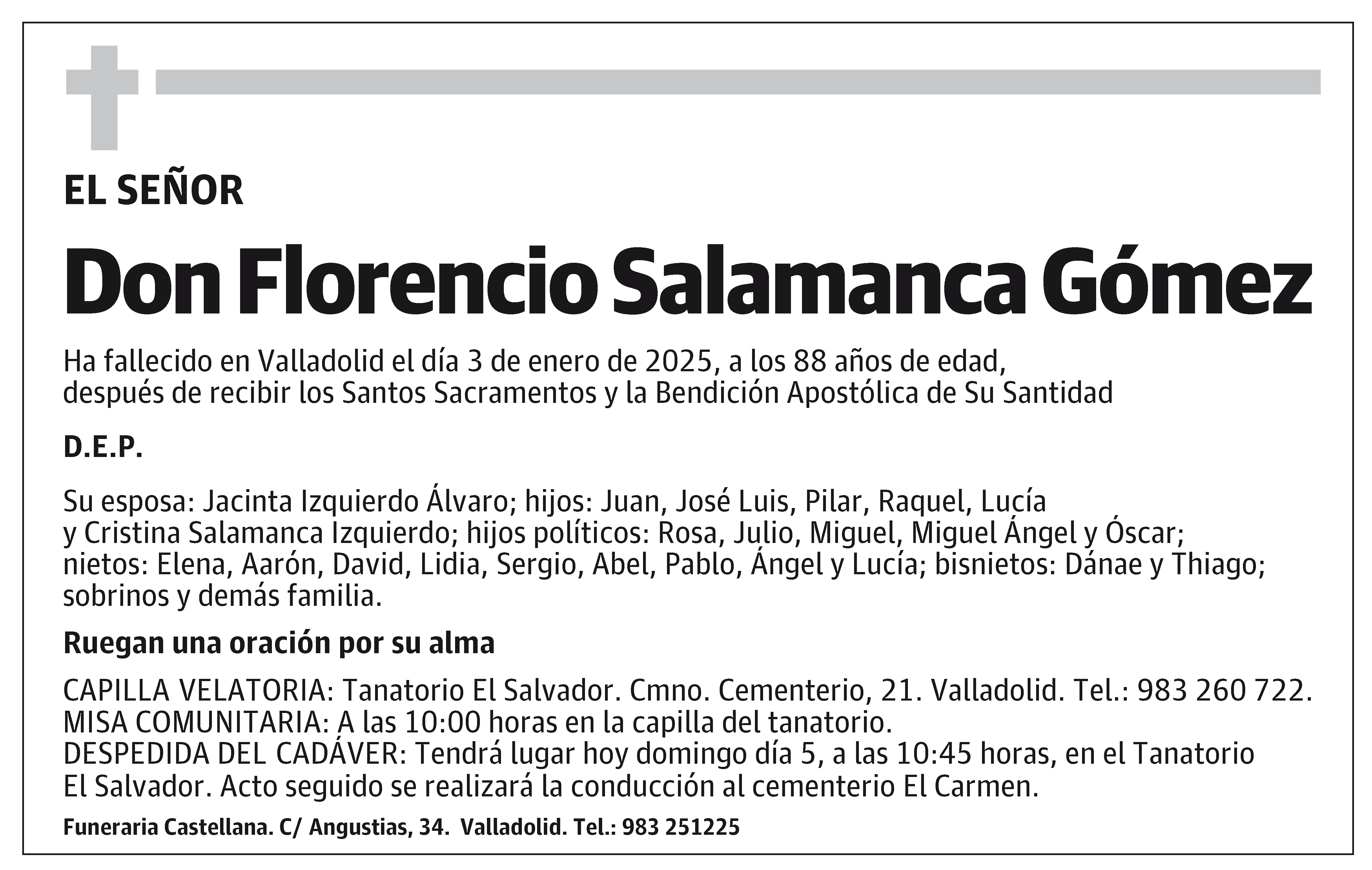 Florencio Salamanca Gómez