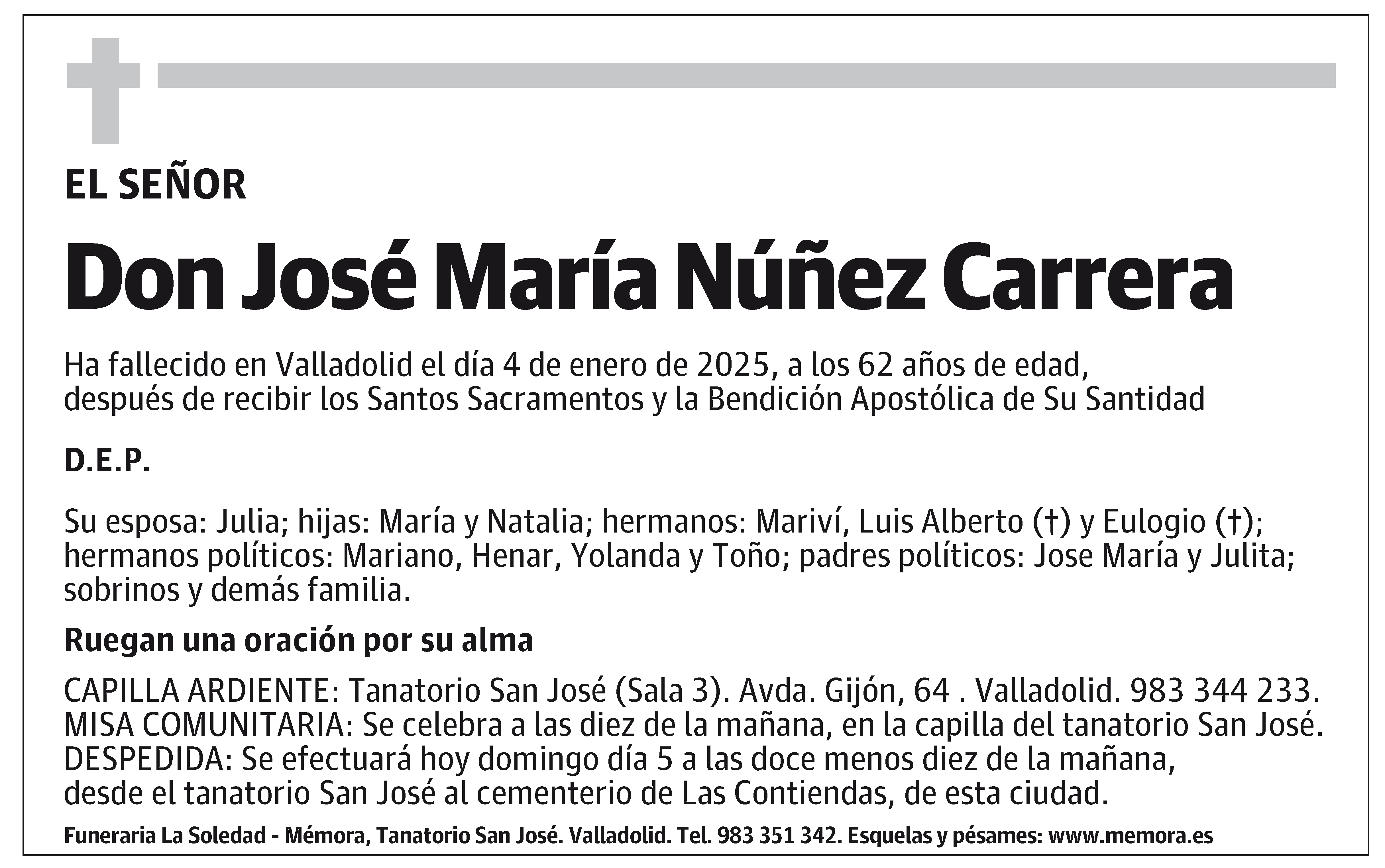 José María Núñez Carrera