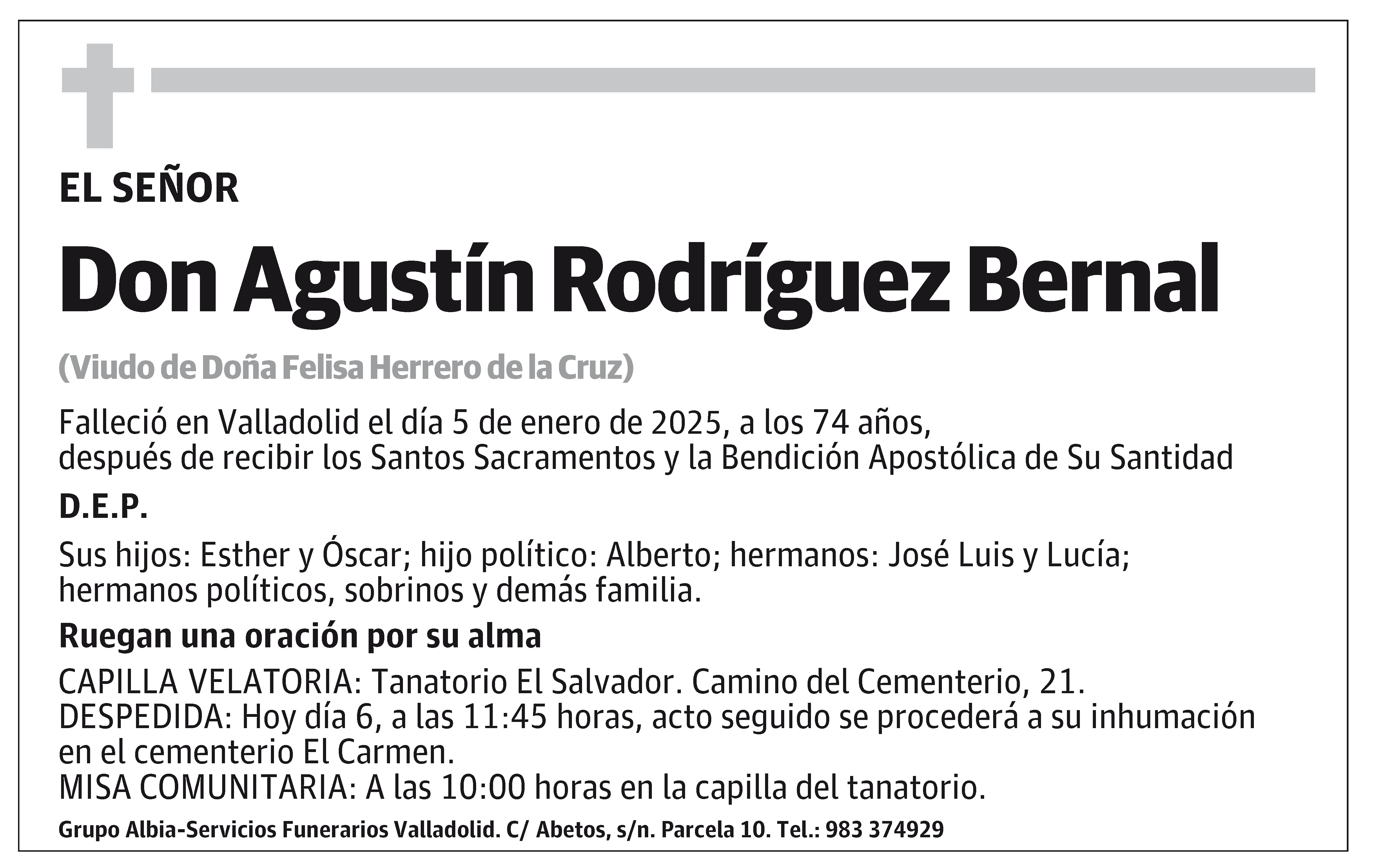 Agustín Rodríguez Bernal