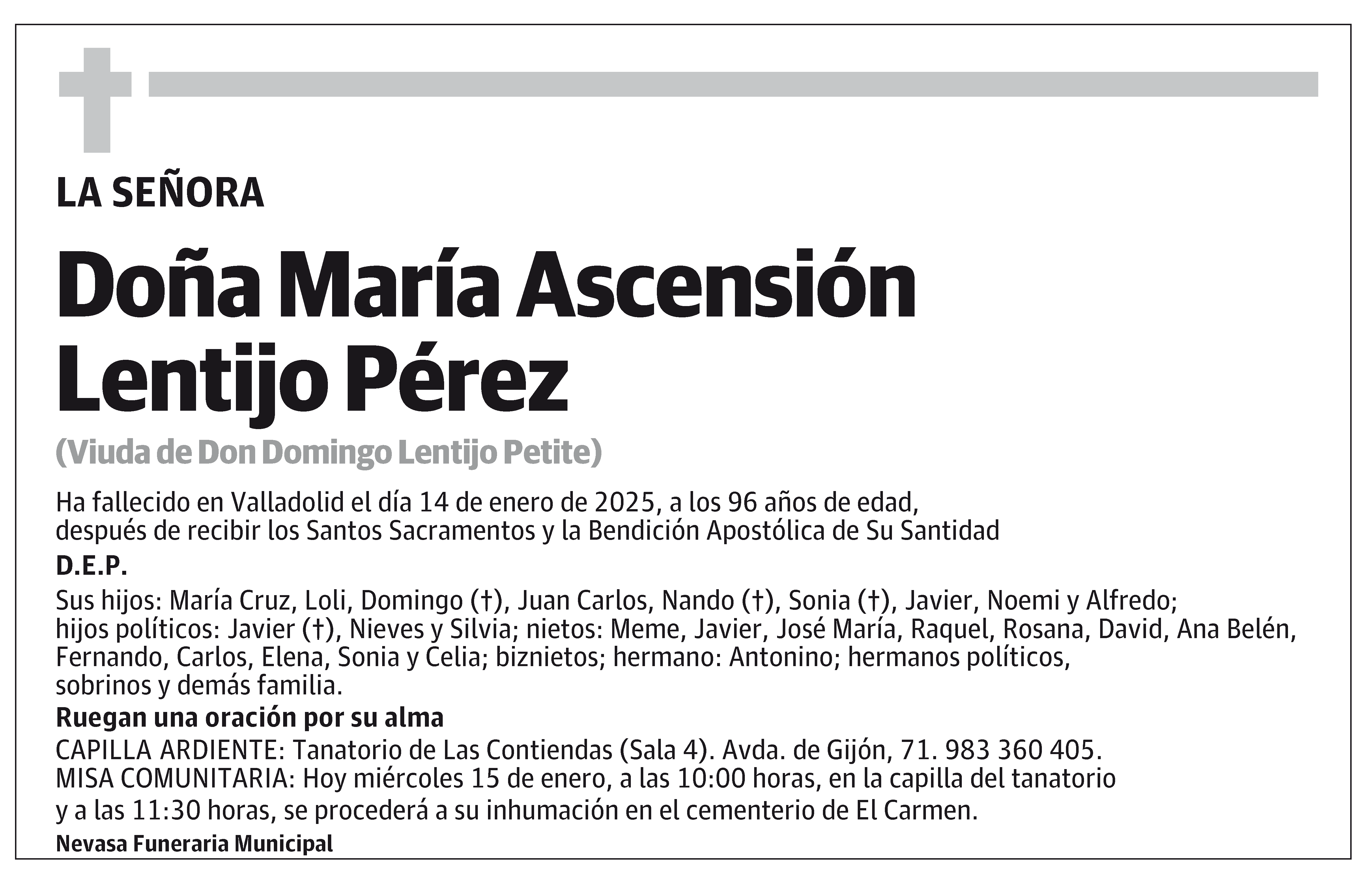 María Ascensión Lentijo Pérez