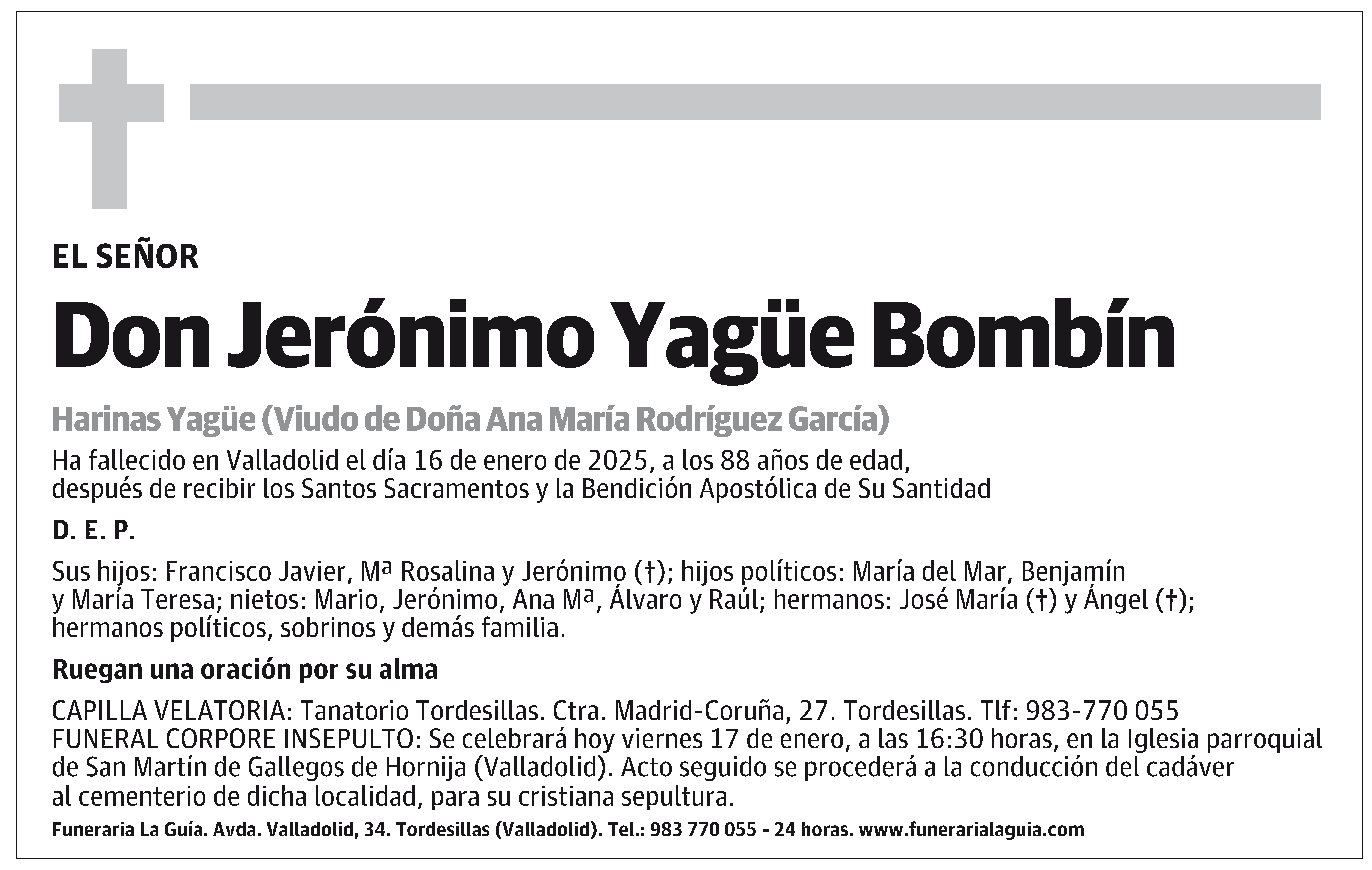 Jerónimo Yagüe Bombín