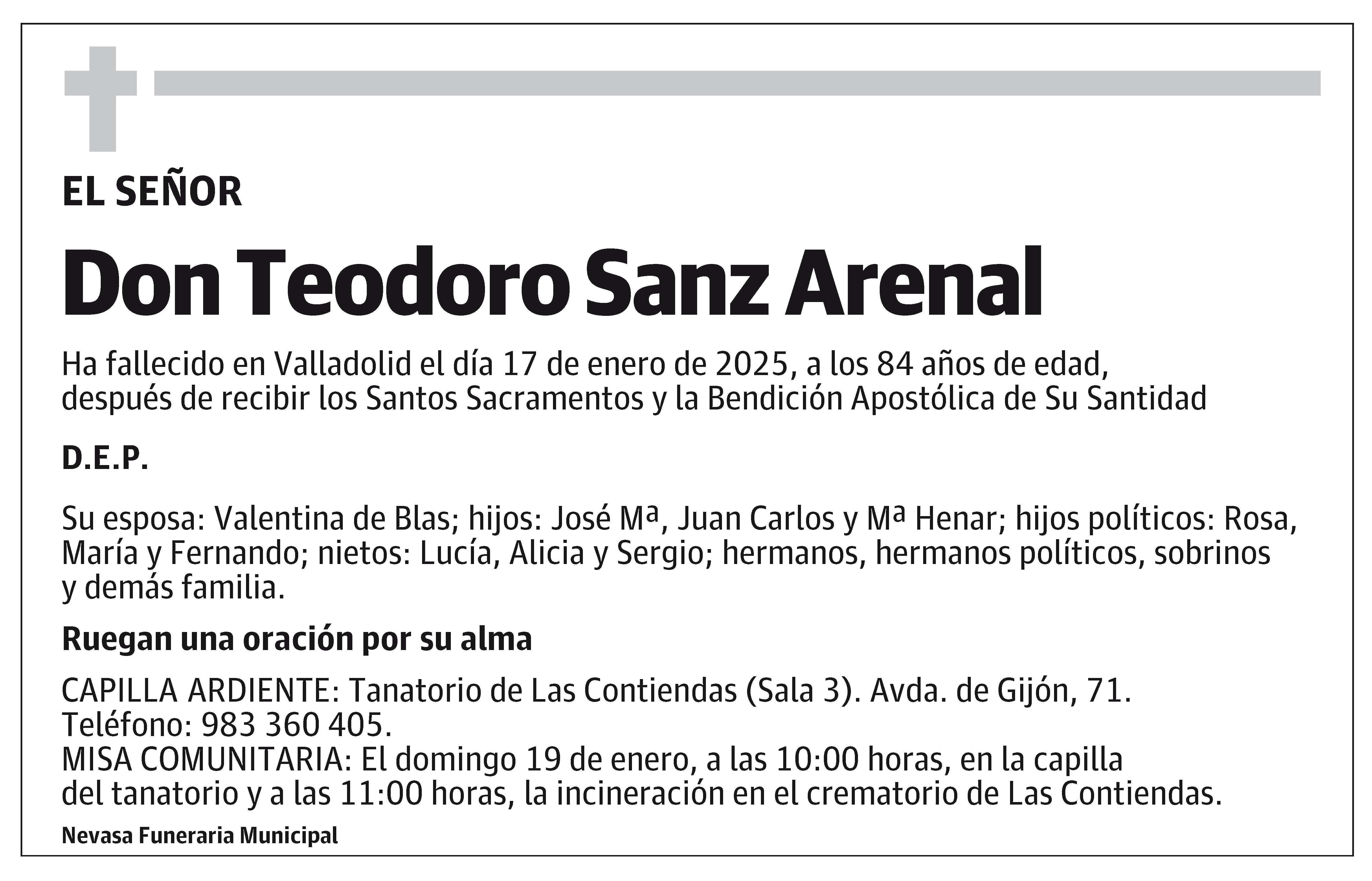 Teodoro Sanz Arenal