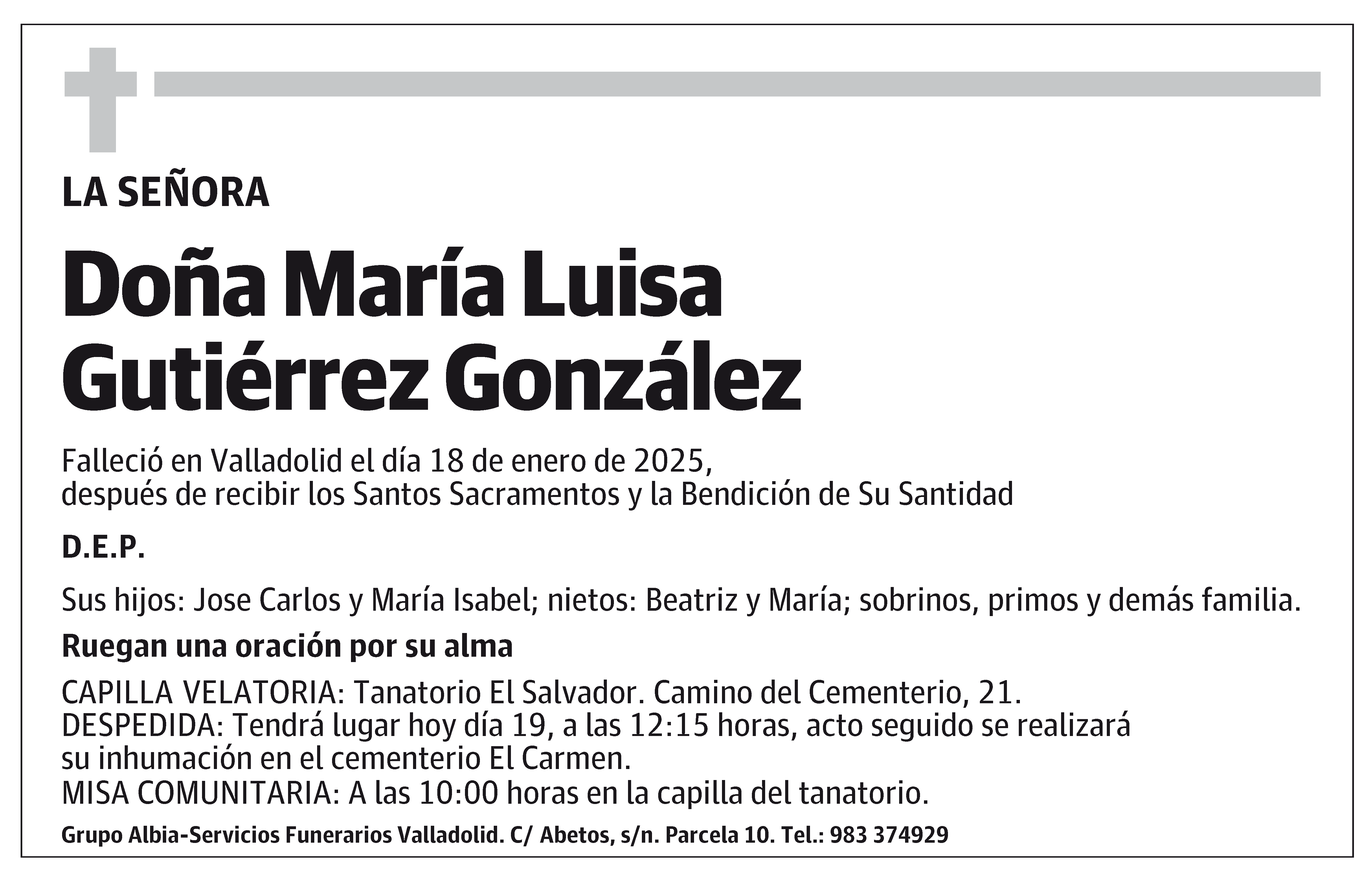 María Luisa Gutiérrez González