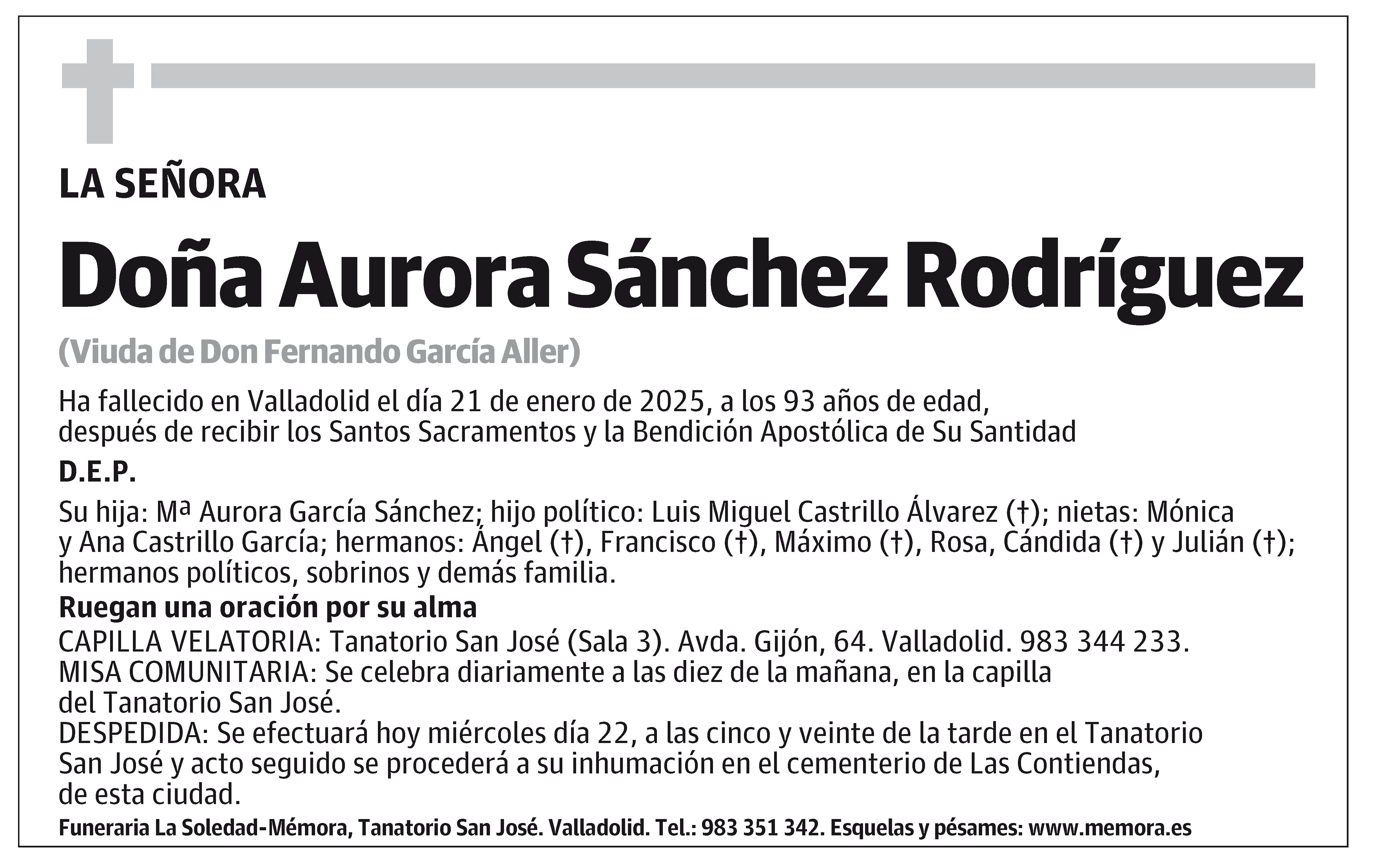 Aurora Sánchez Rodríguez