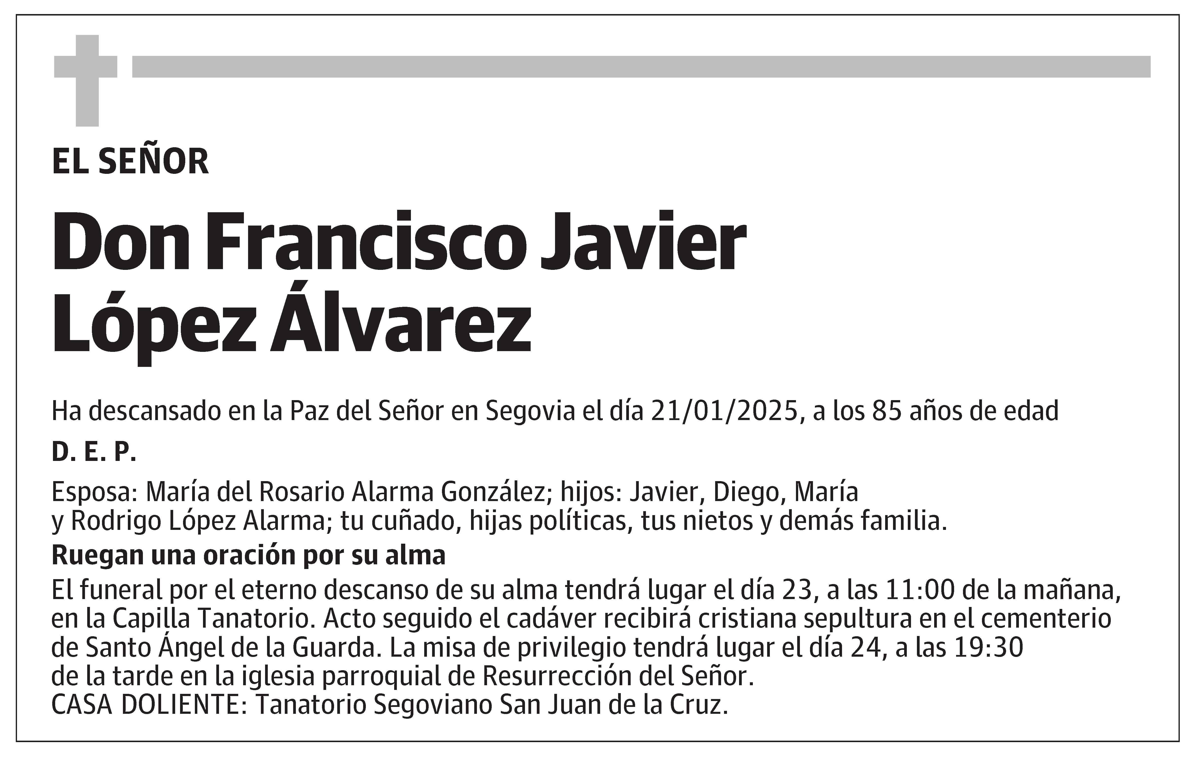 Francisco Javier López Álvarez