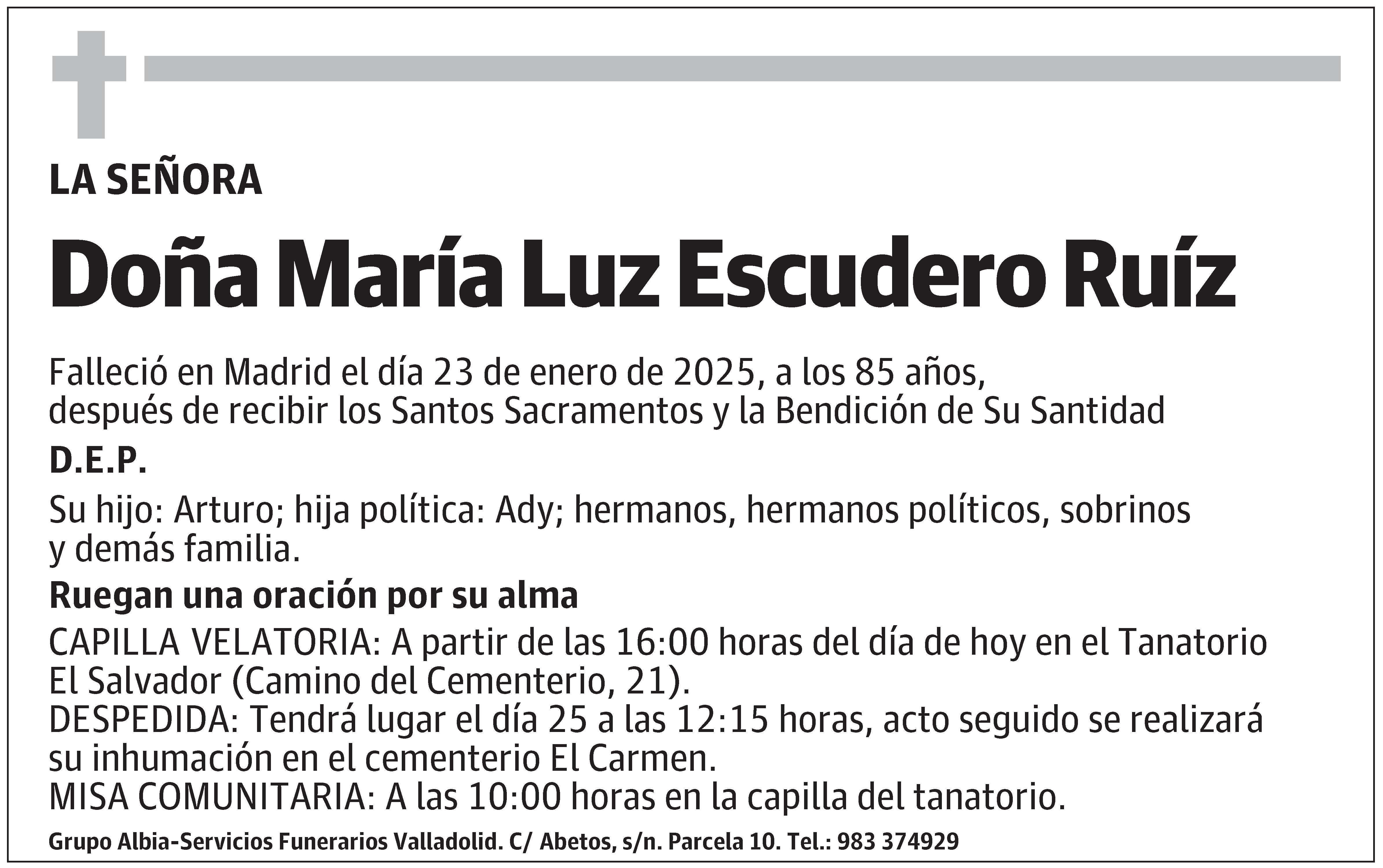 María Luz Escudero Ruíz