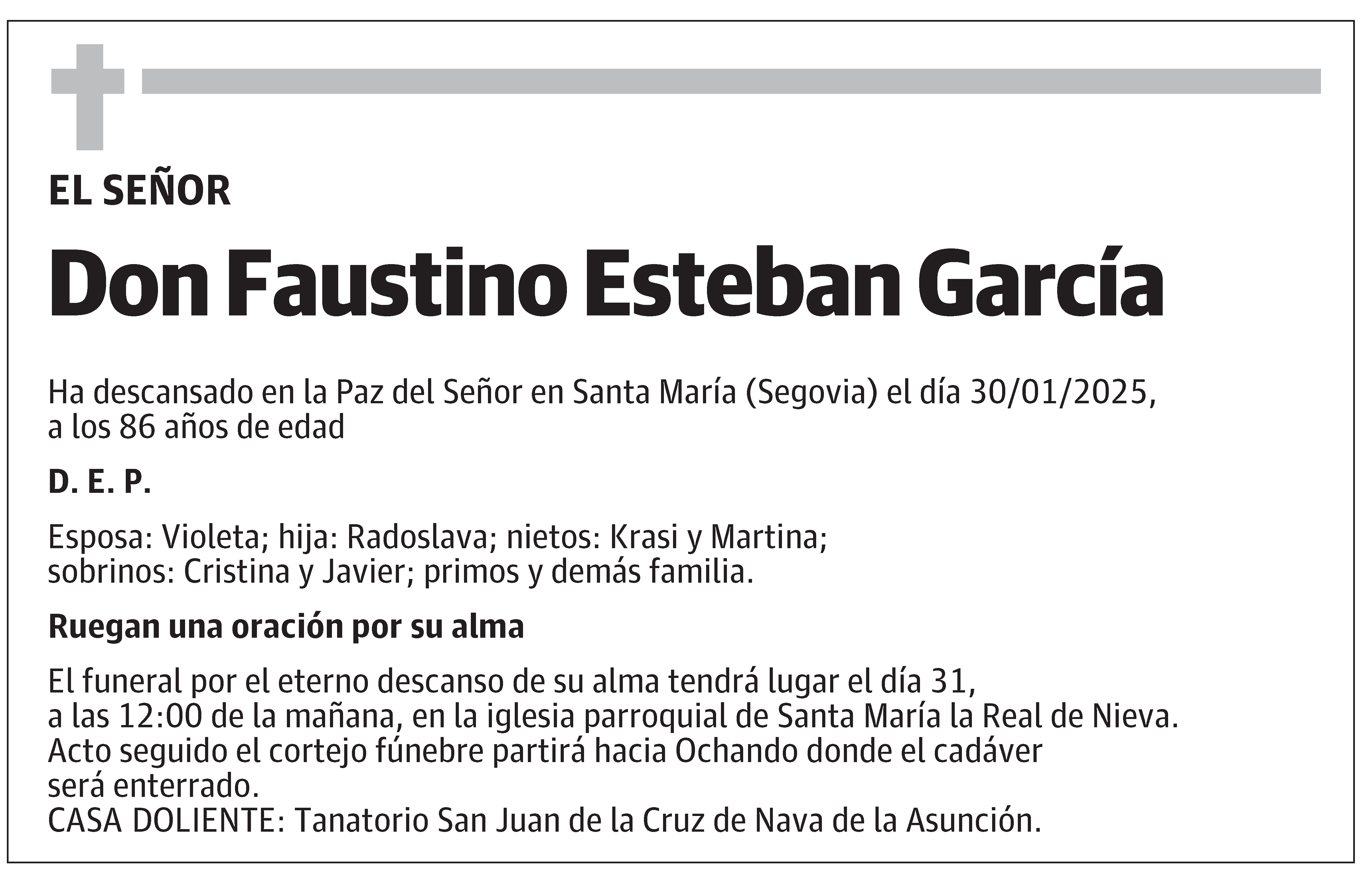 Faustino Esteban García