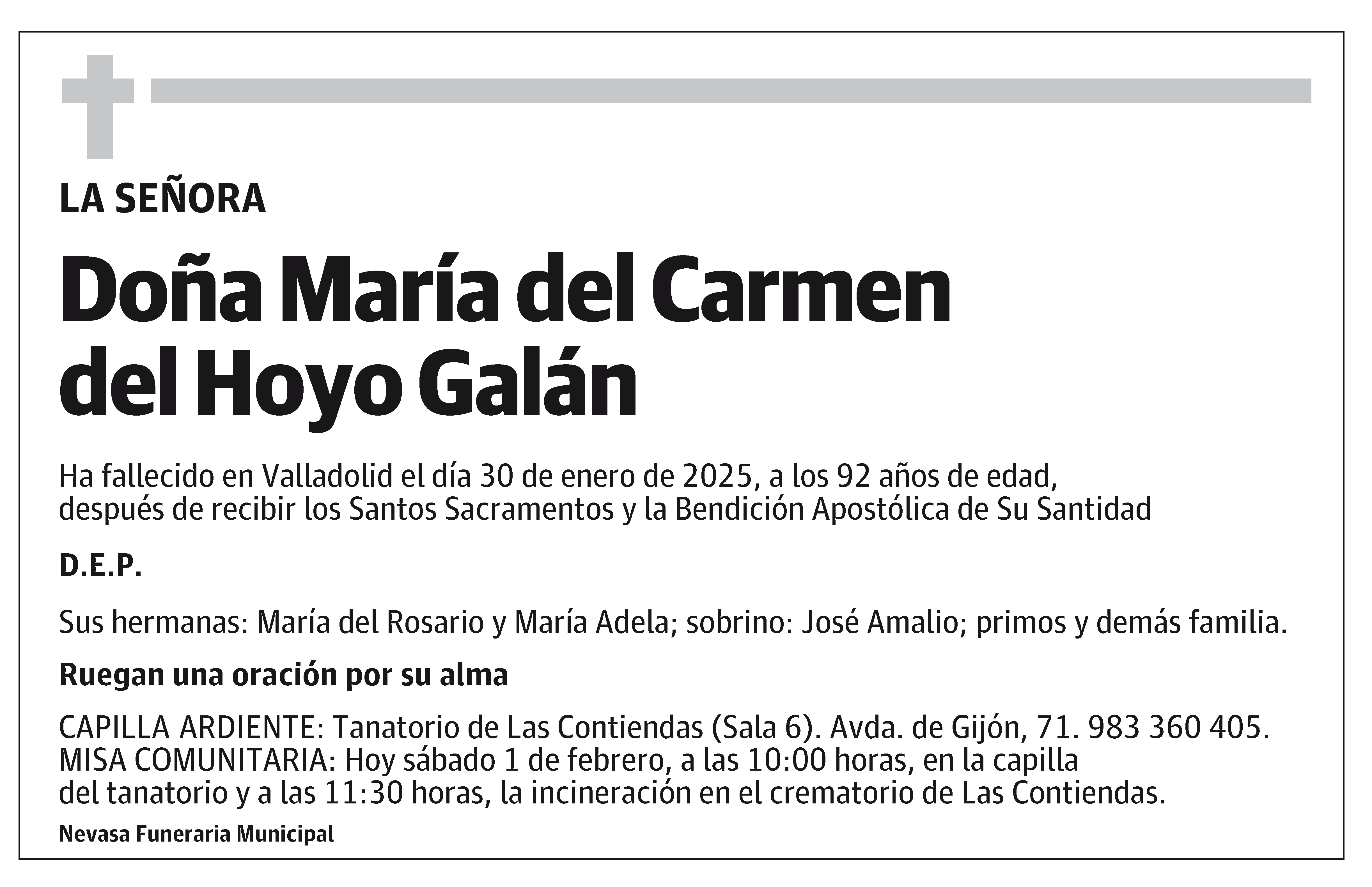 María del Carmen del Hoyo Galán