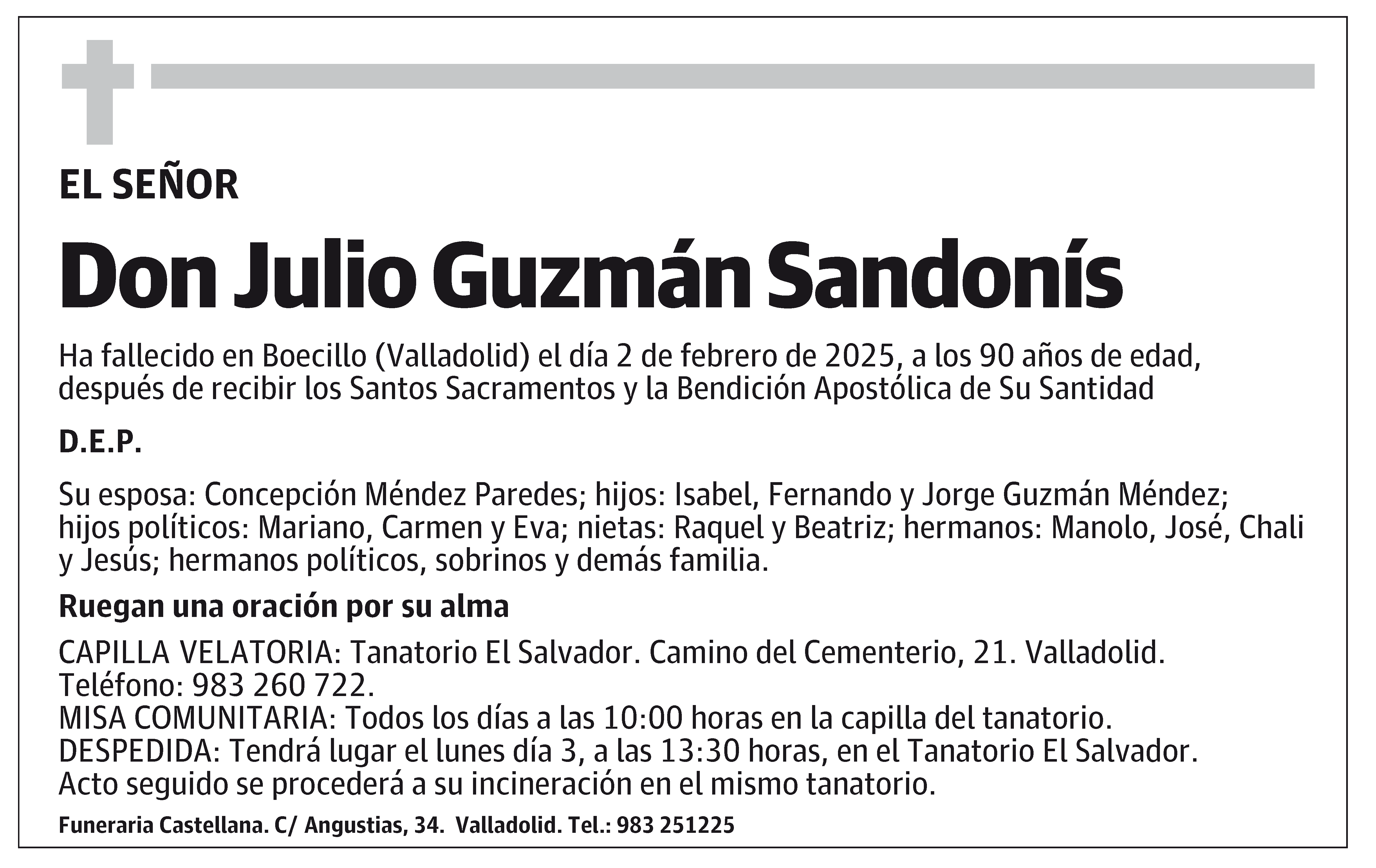 Julio Guzmán Sandonís