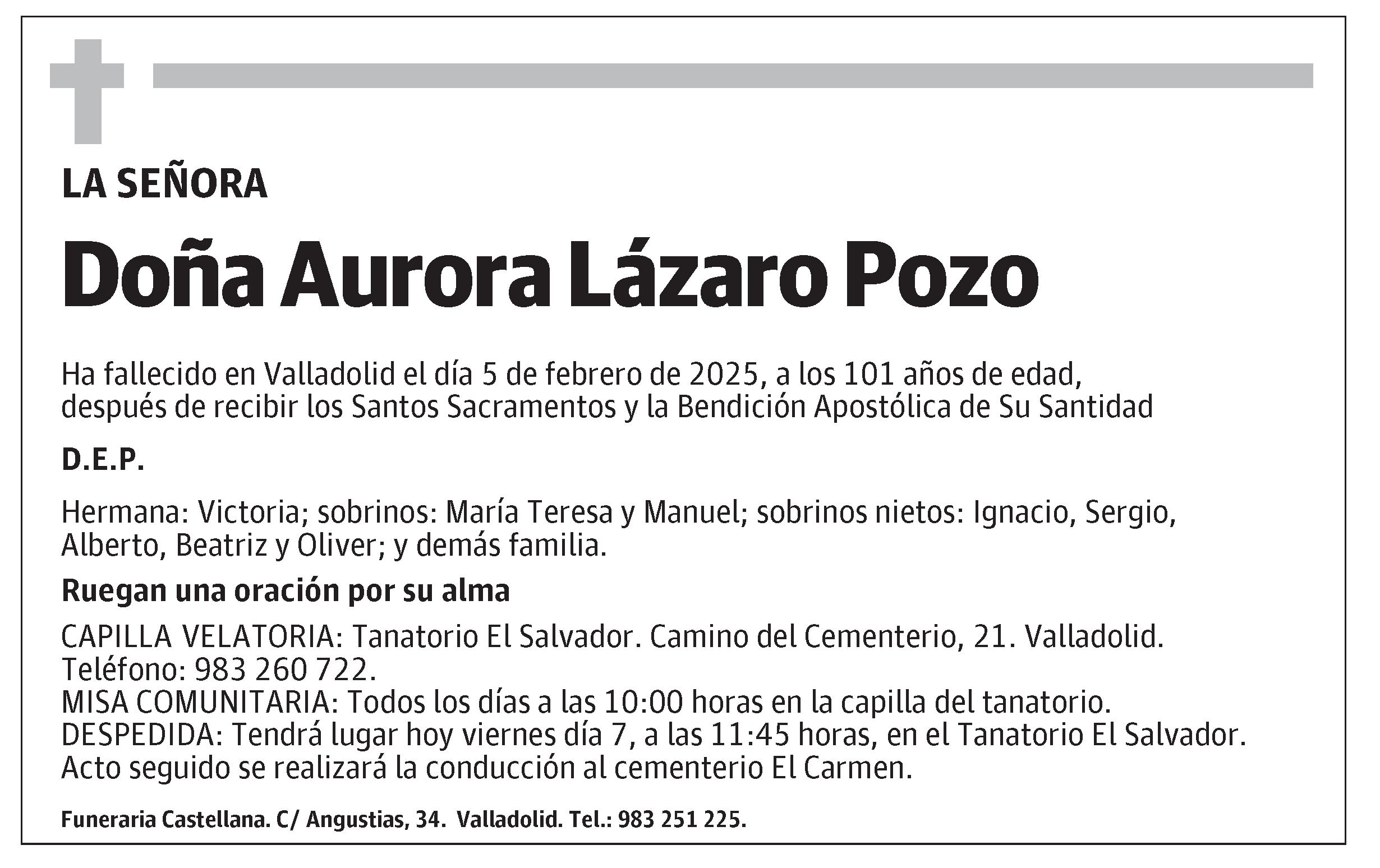 Aurora Lázaro Pozo