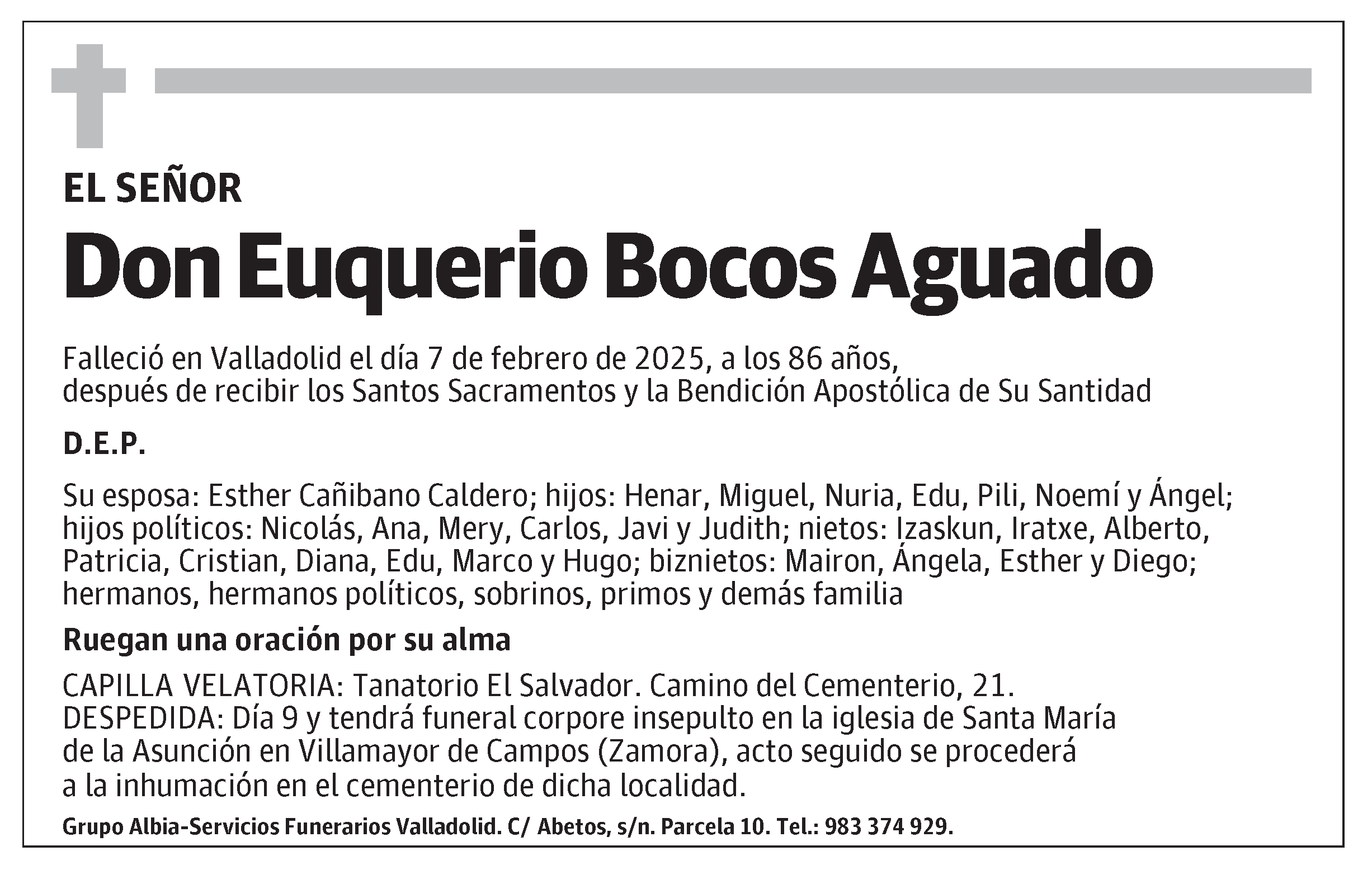 Euquerio Bocos Aguado