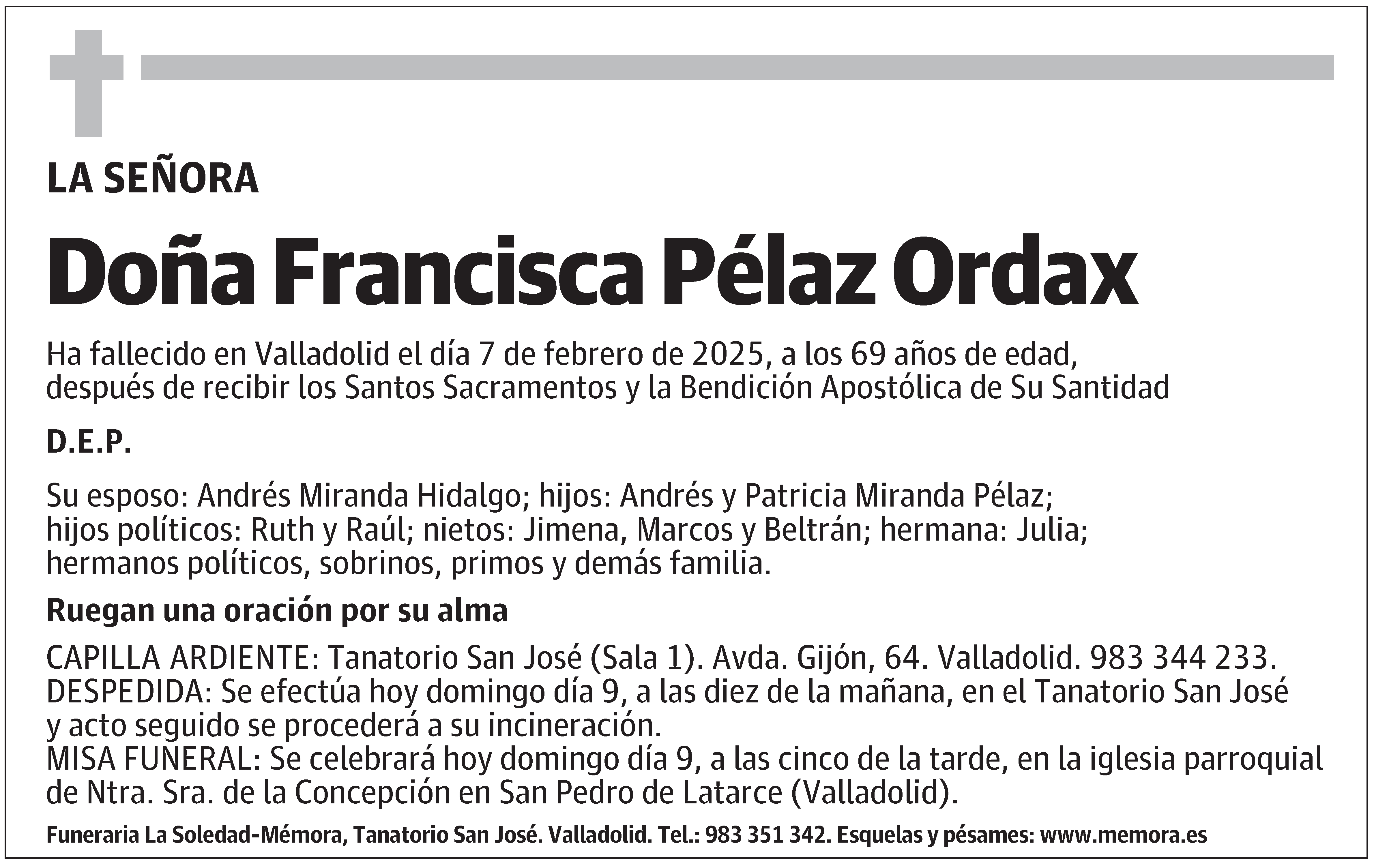 Francisca Pélaz Ordax